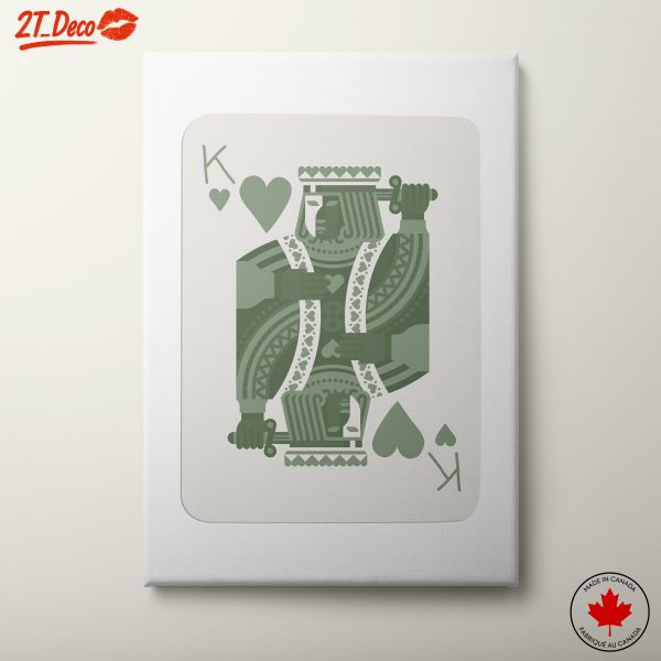 King of Hearts Playing Card Art