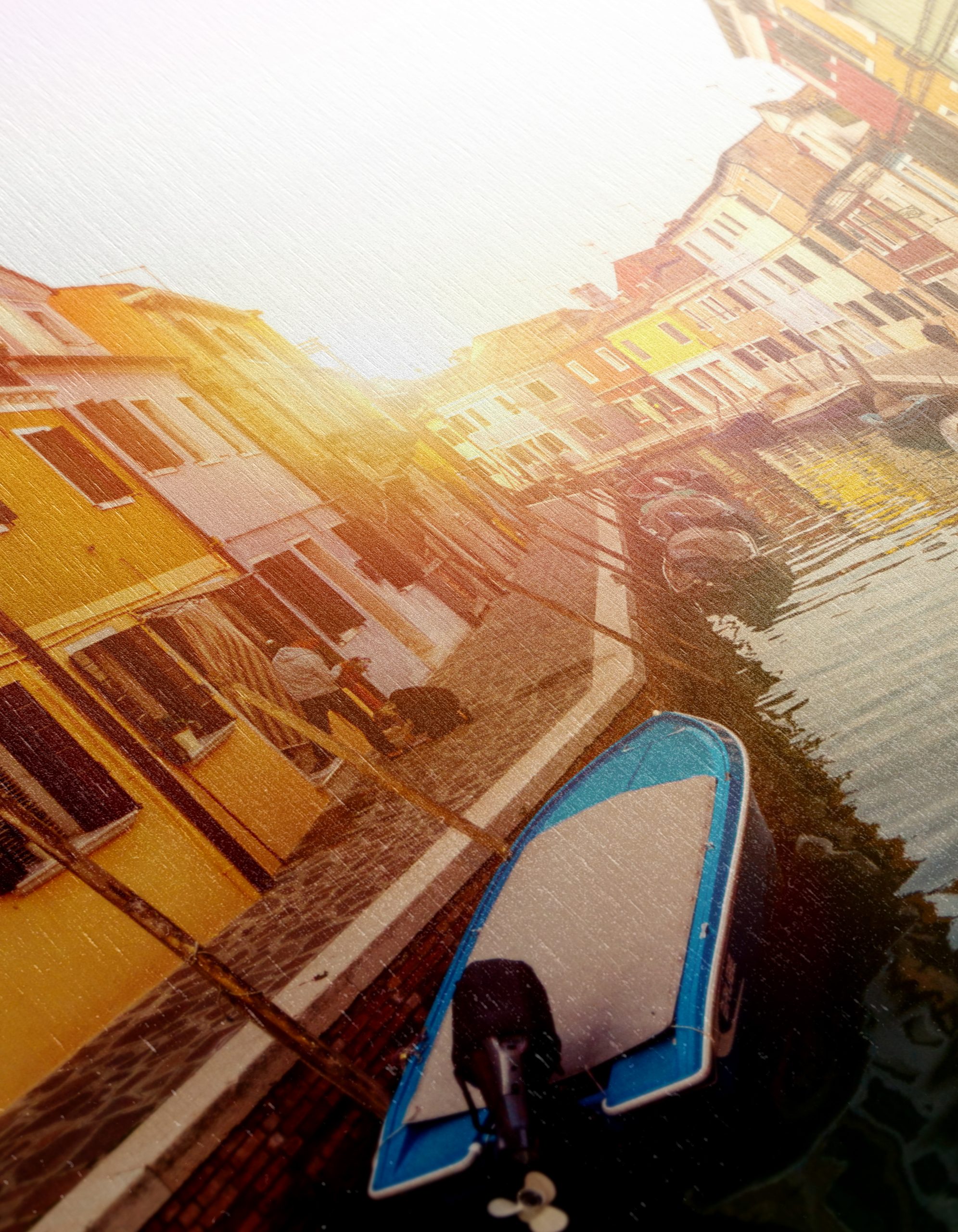 Vibrant Canal Cityscape at Sunset - Image 12