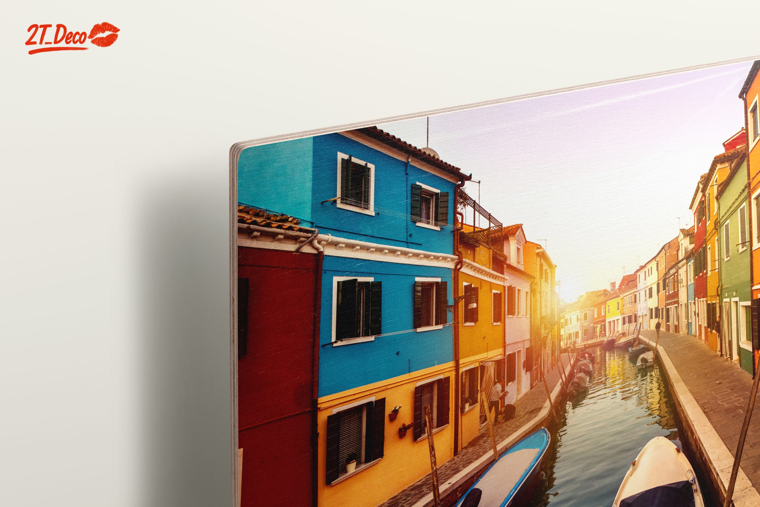 Vibrant Canal Cityscape at Sunset - Image 15