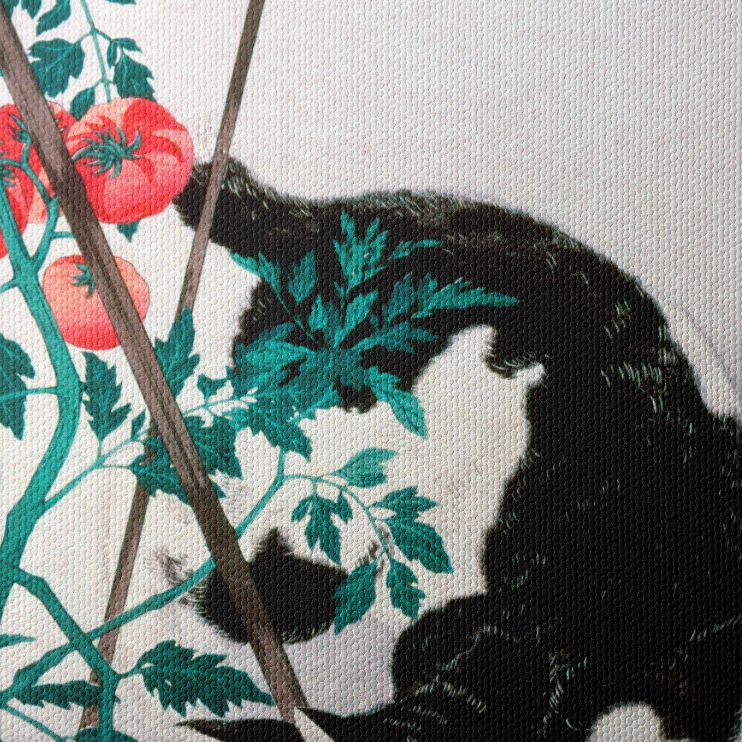 Playful Cat Among Tomato Plants - Image 4