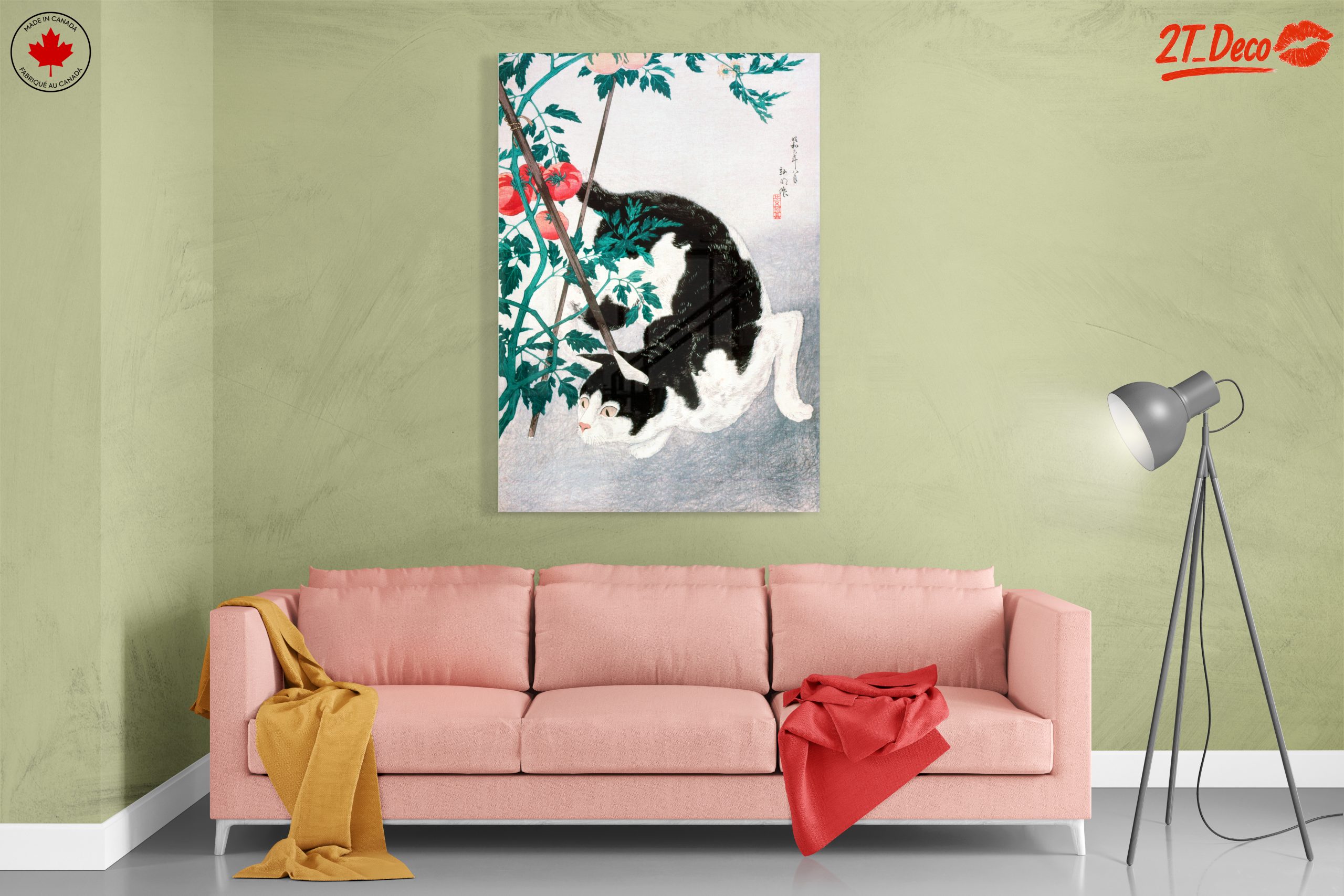 Playful Cat Among Tomato Plants - Image 7