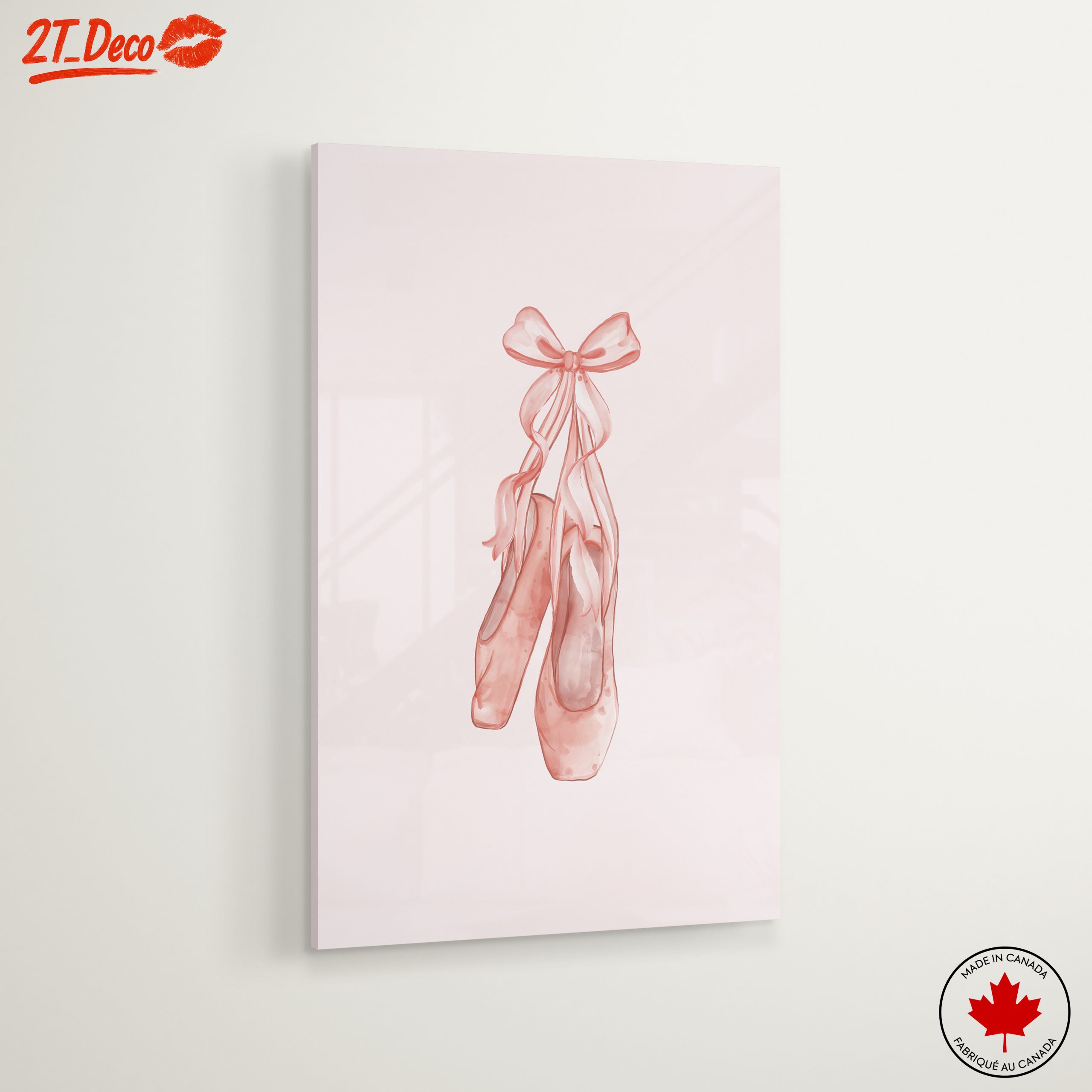 Delicate Ballet Shoes With Ribbon - Image 6