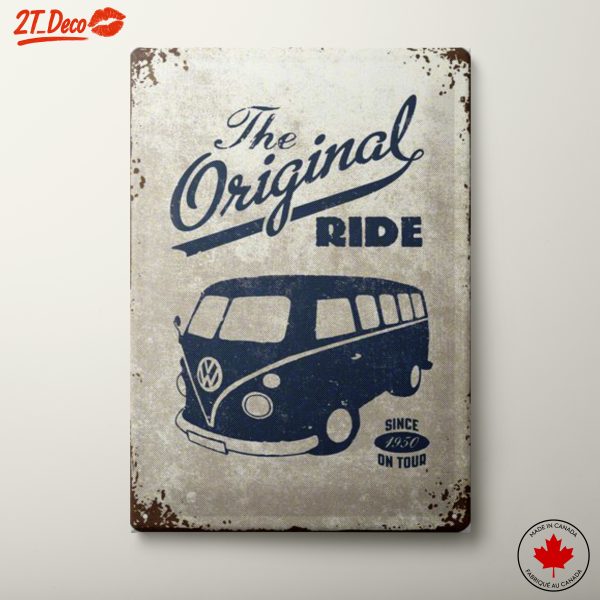 Vintage Volkswagen Bus Art