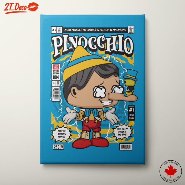 Pinocchio Animated Character Artwork