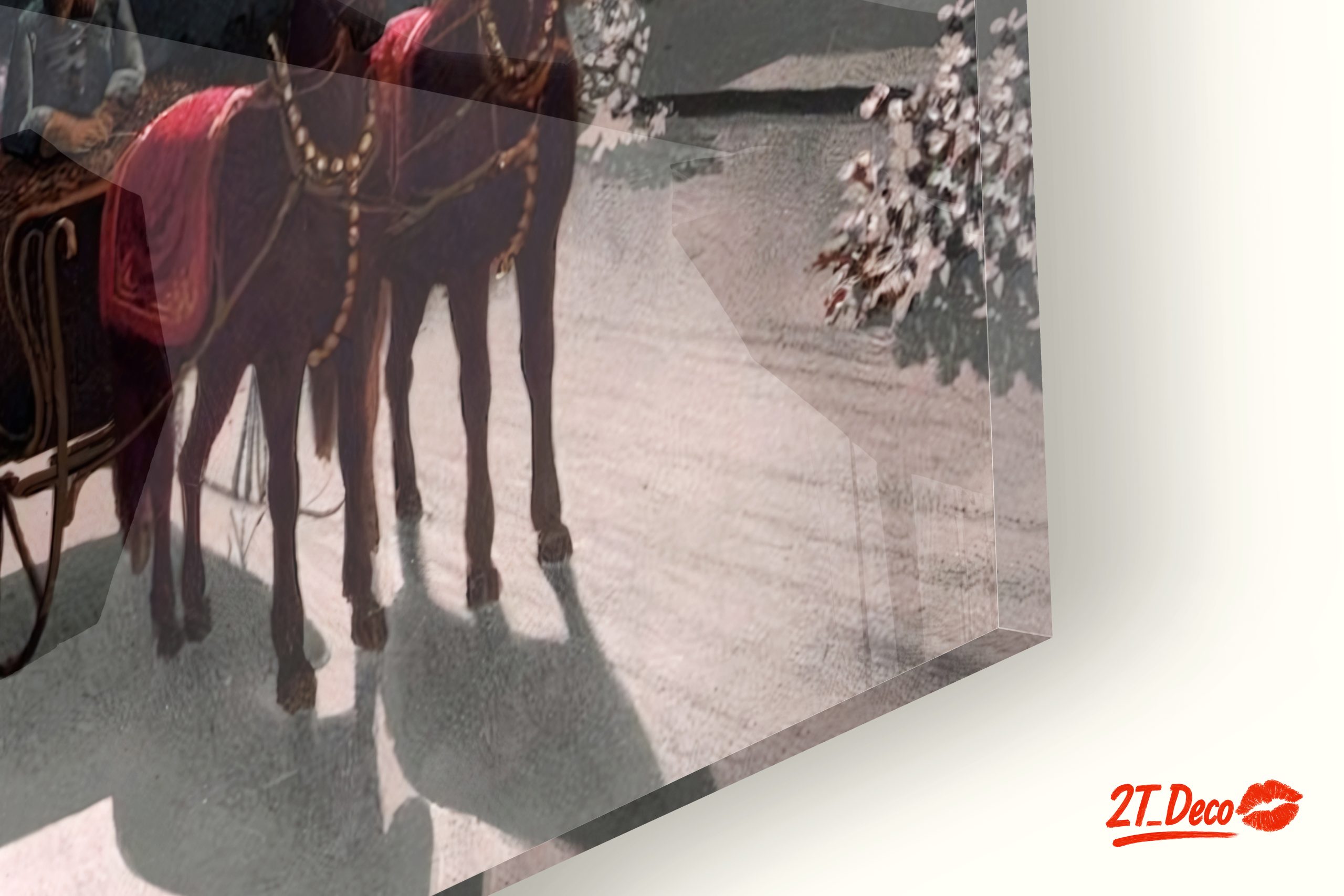 Winter Evening Christmas Scene - Image 9