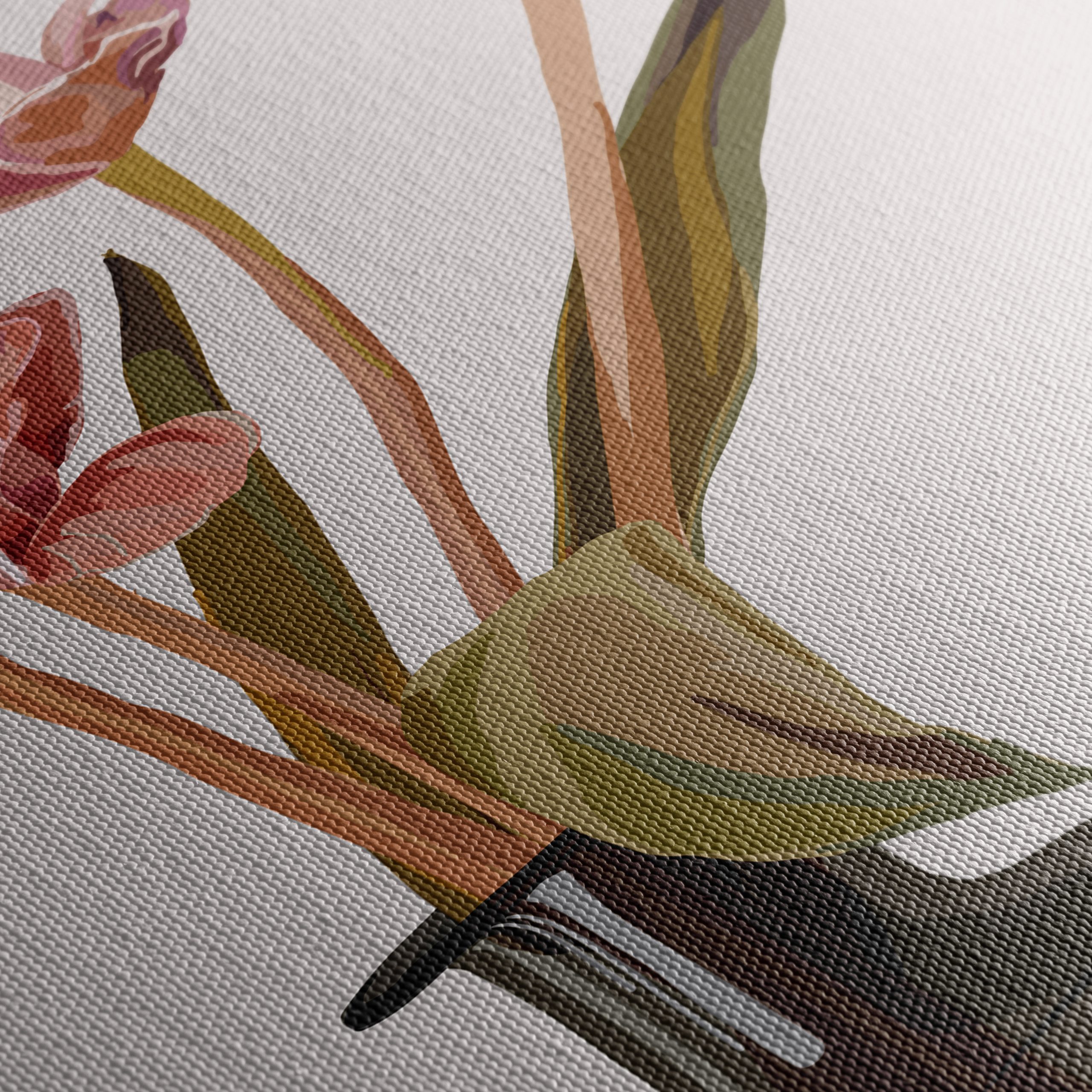 Stylized Floral Arrangement in Abstract Art - Image 5
