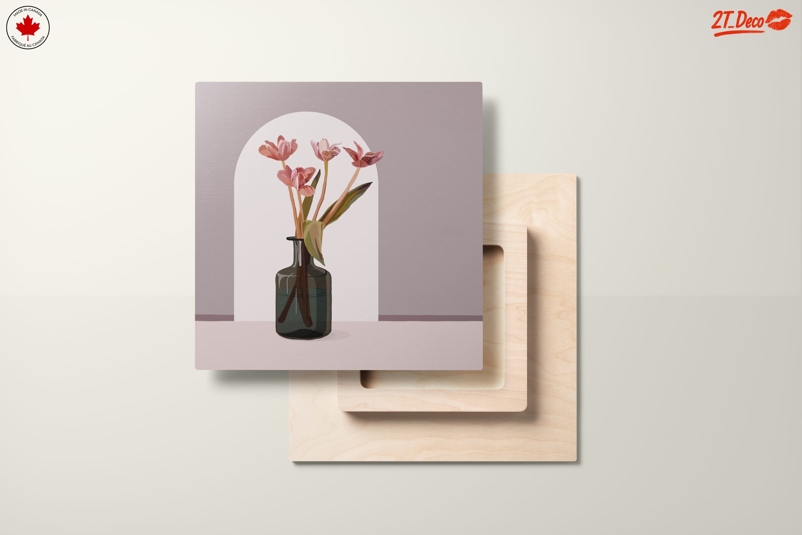 Stylized Floral Arrangement in Abstract Art - Image 11