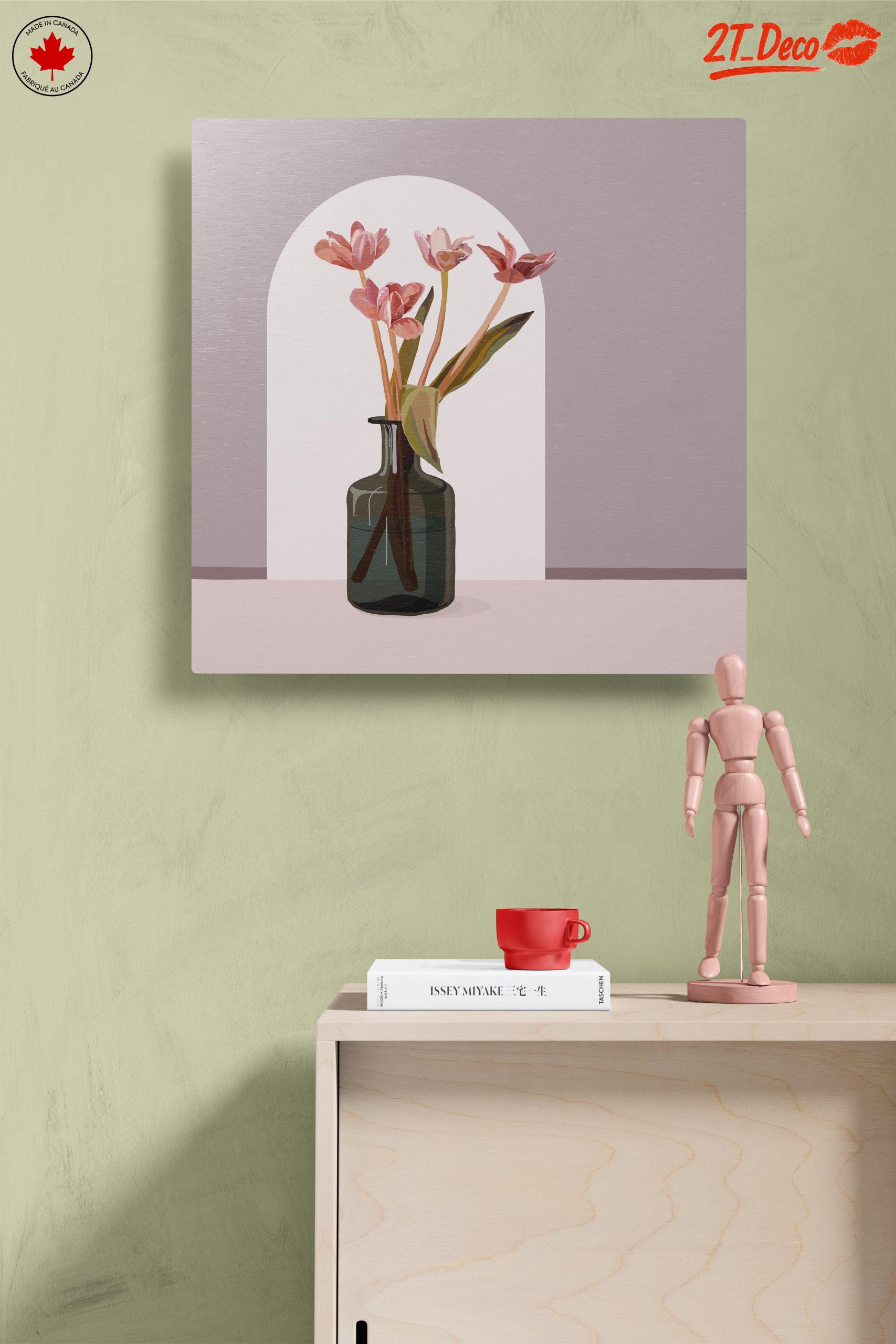 Stylized Floral Arrangement in Abstract Art - Image 14