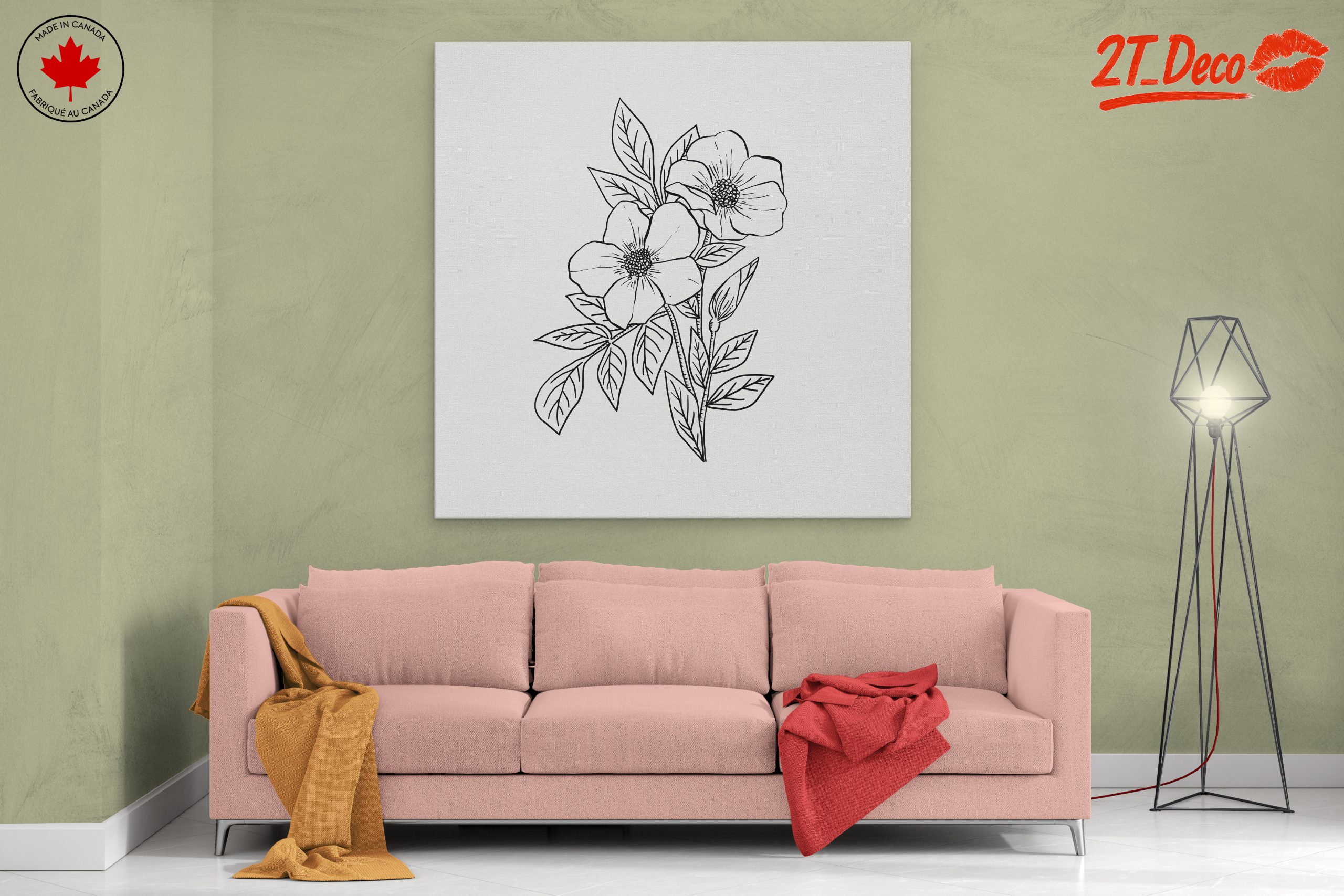 Stylized Floral Botanical Art 5 - Image 2