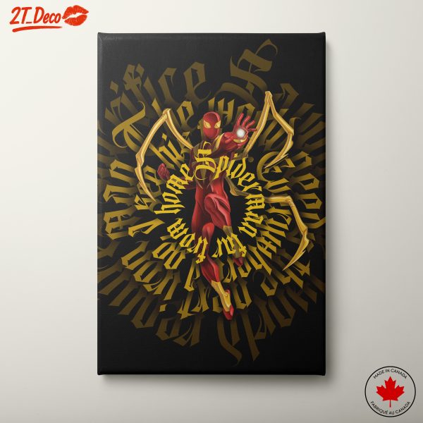 Spider-Man Art with Dynamic Typography