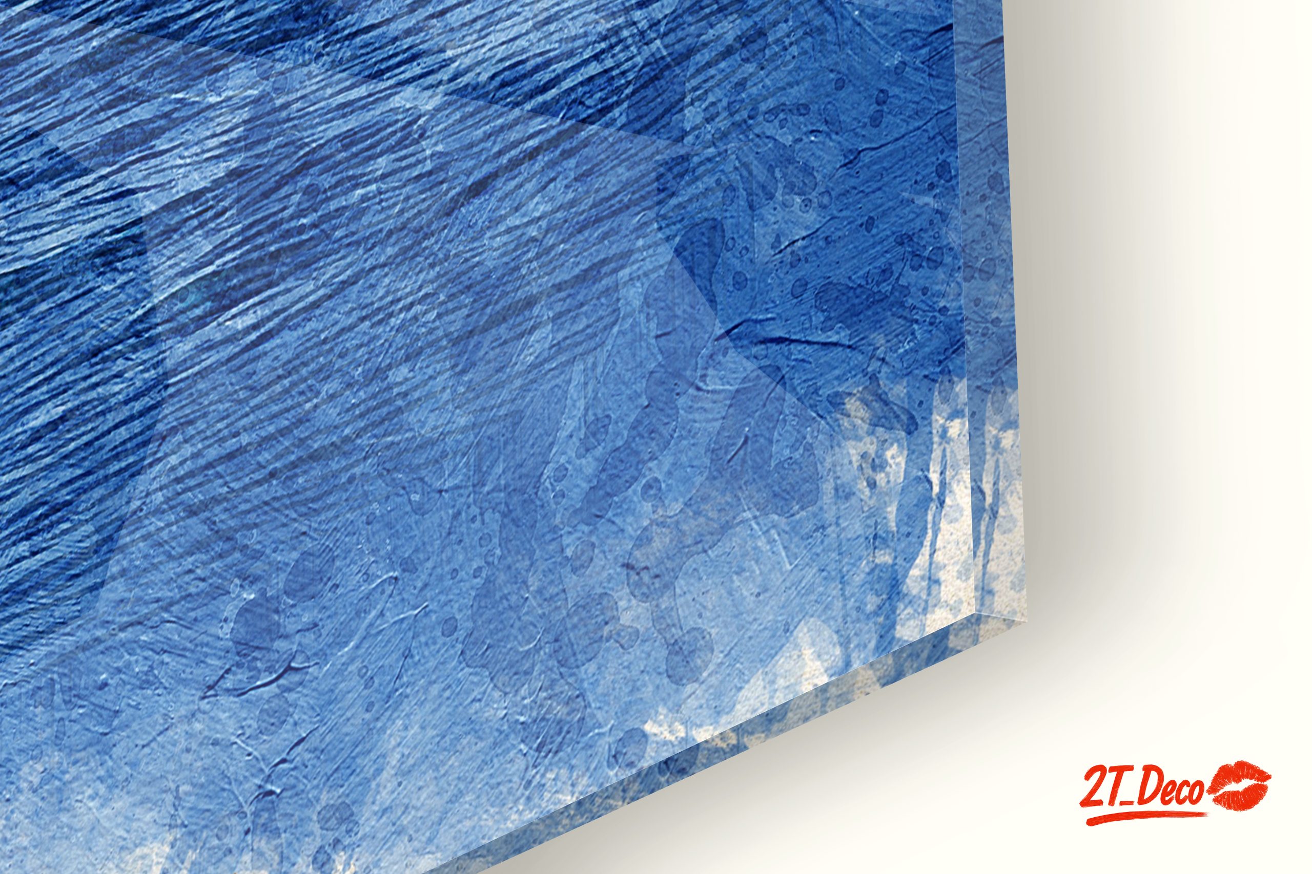 Whale Splashing in Artistic Blue - Image 9