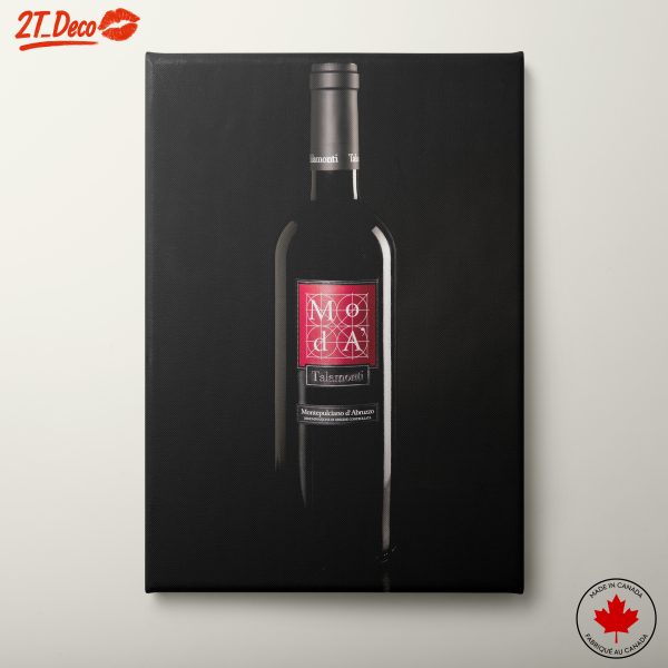 Montepulciano d'Abruzzo Red Wine Bottle