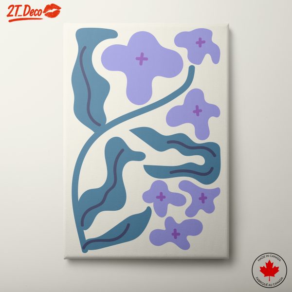 Abstract Floral Art with Modern Design