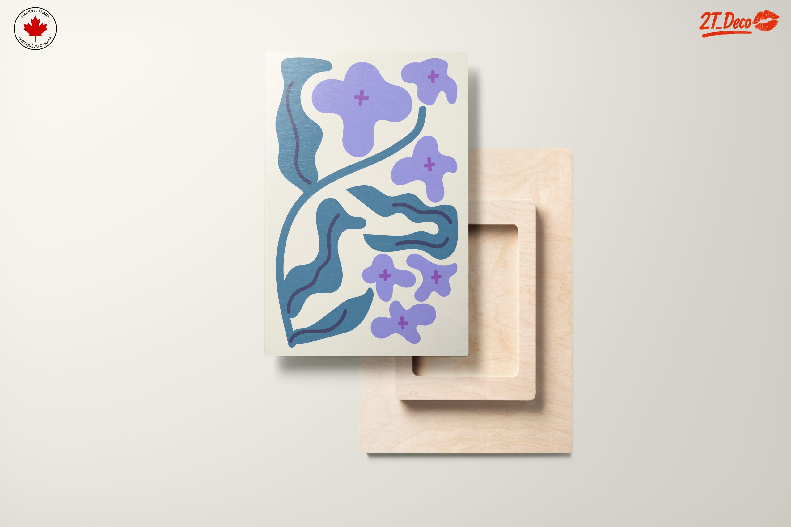 Abstract Floral Art with Modern Design - Image 11