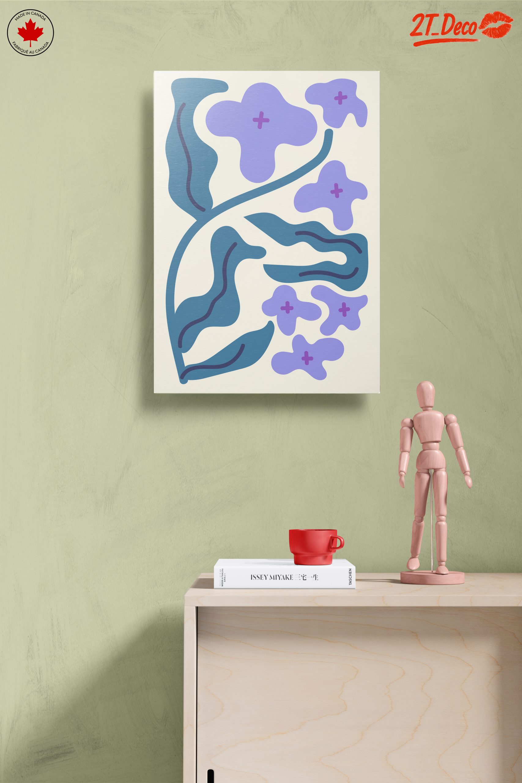 Abstract Floral Art with Modern Design - Image 14