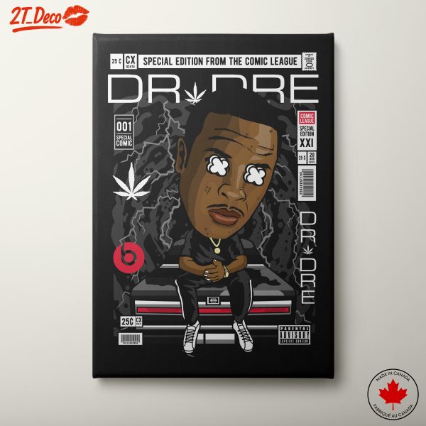 Stylized Art of Hip Hop Legend Dr. Dre