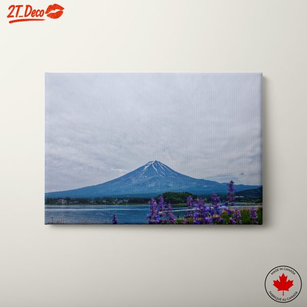 Mount Fuji Scenic View with Flowers