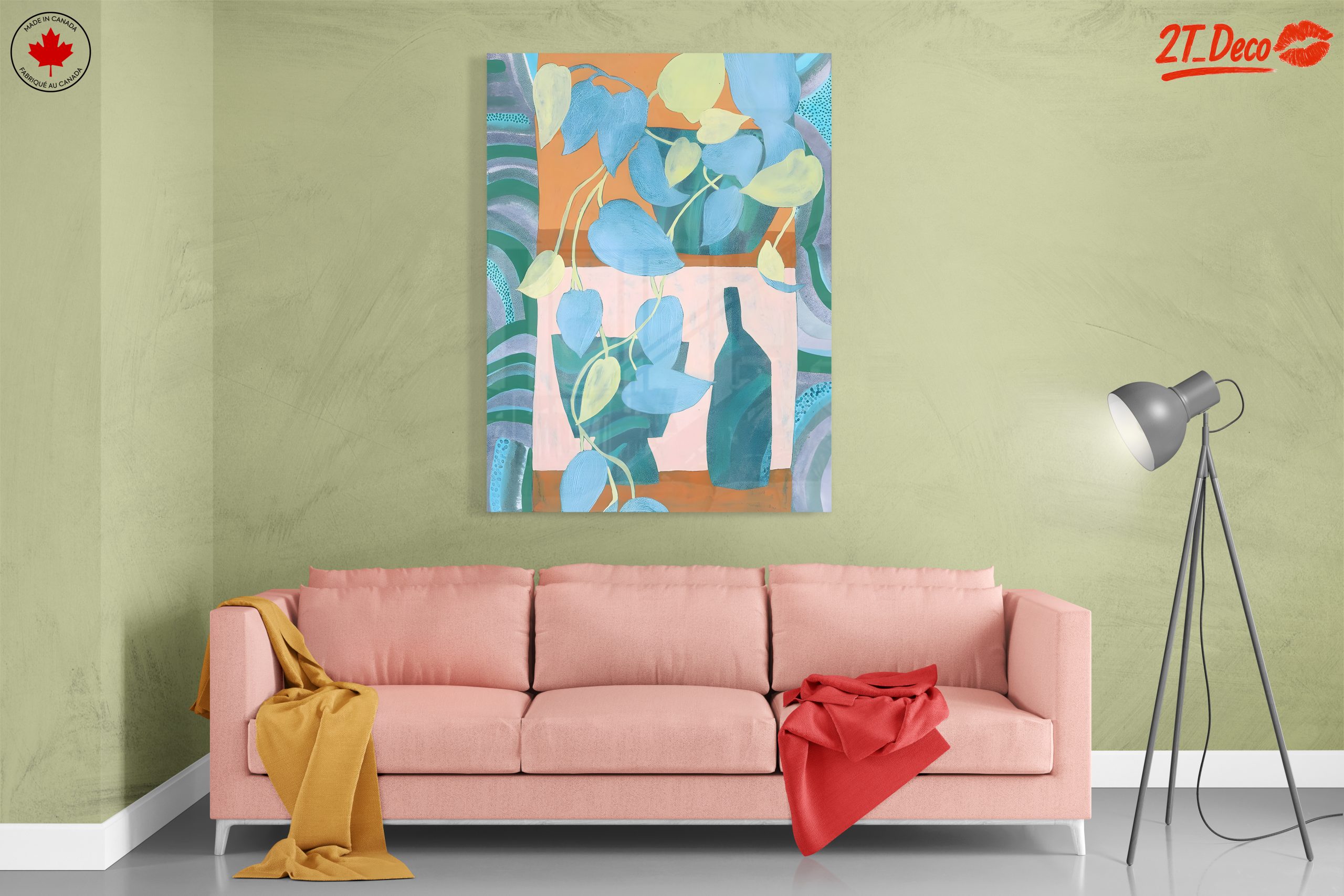 Stylized Botanical Abstract Art for Modern Interiors - Image 7