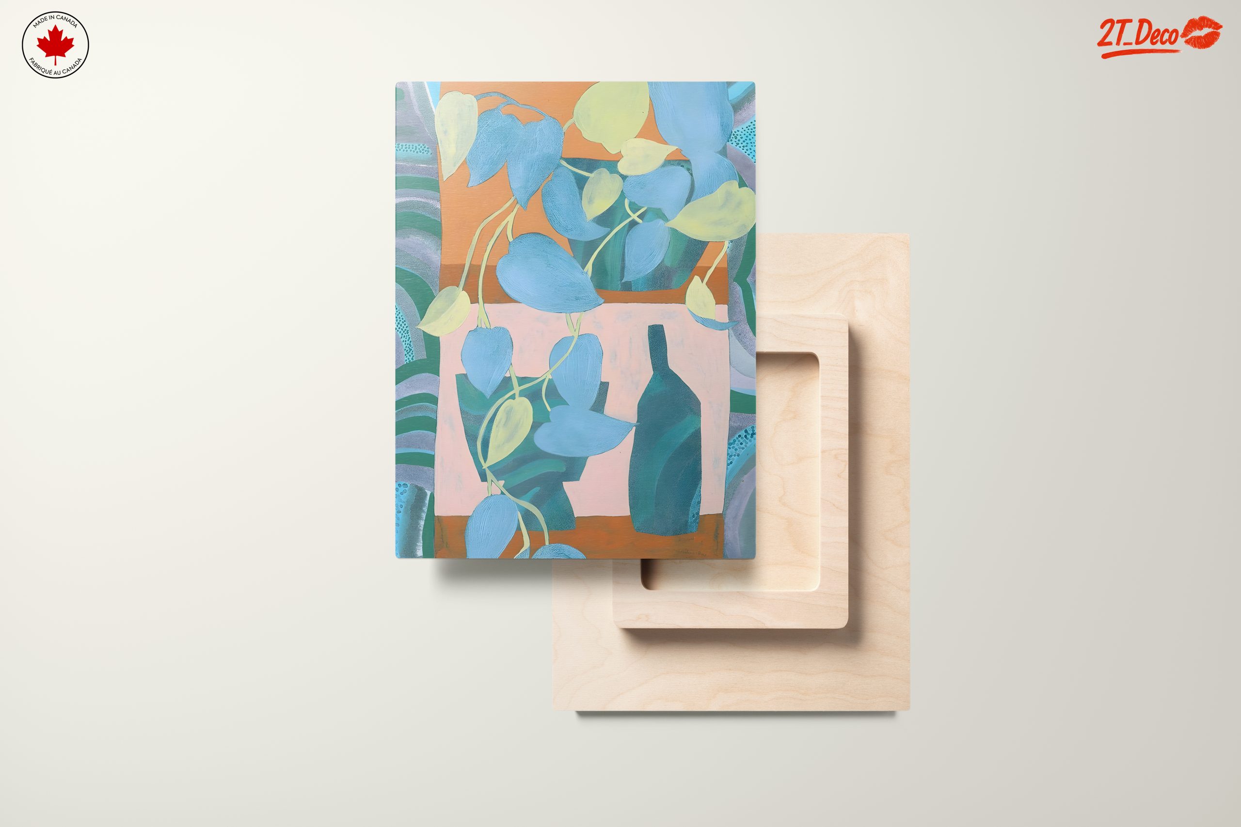 Stylized Botanical Abstract Art for Modern Interiors - Image 11