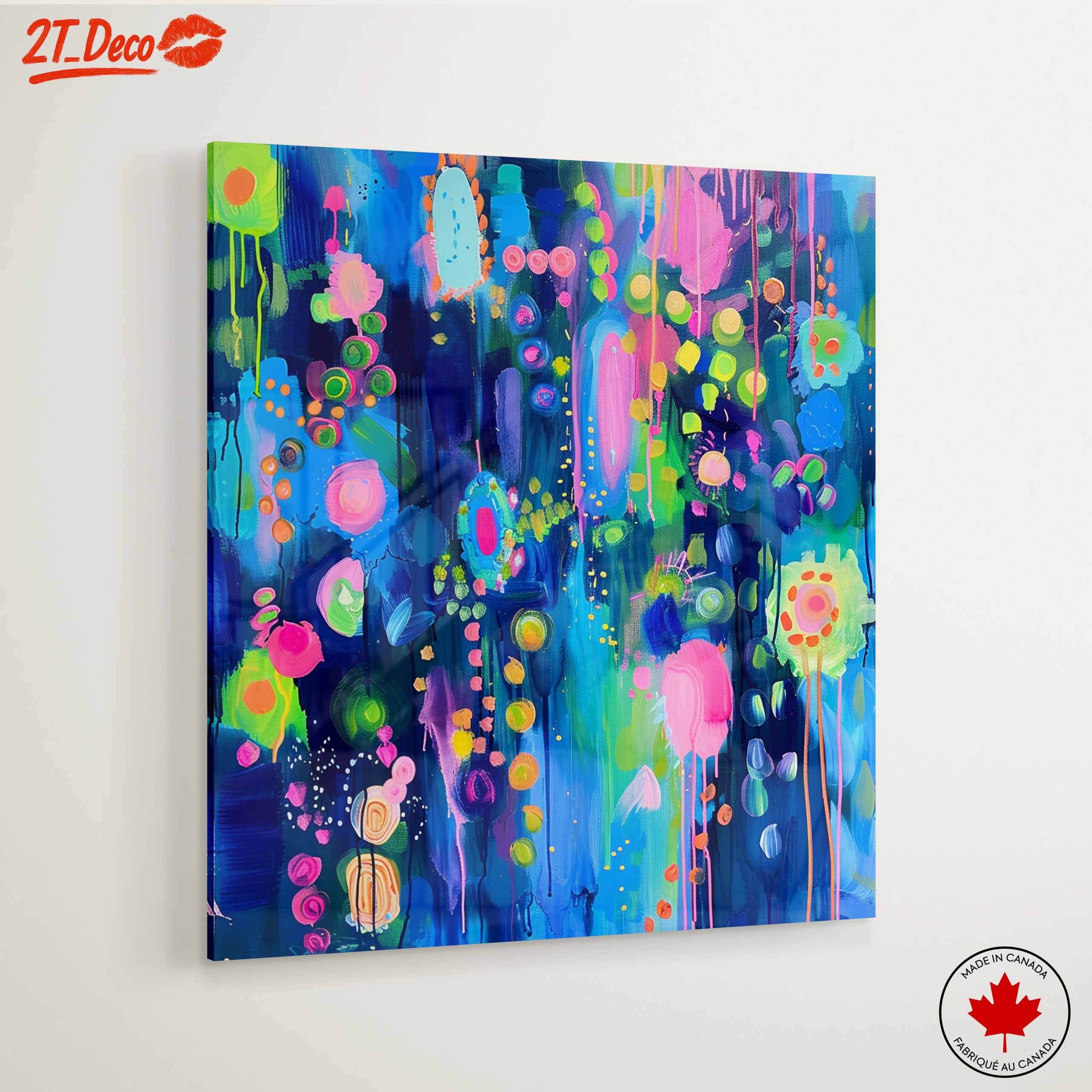 Vibrant Colorful Abstract Patterns Art 2 - Image 6