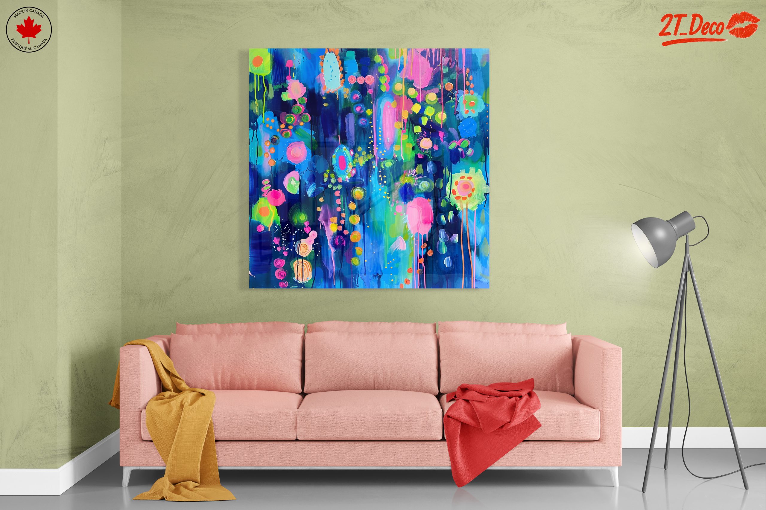 Vibrant Colorful Abstract Patterns Art 2 - Image 7