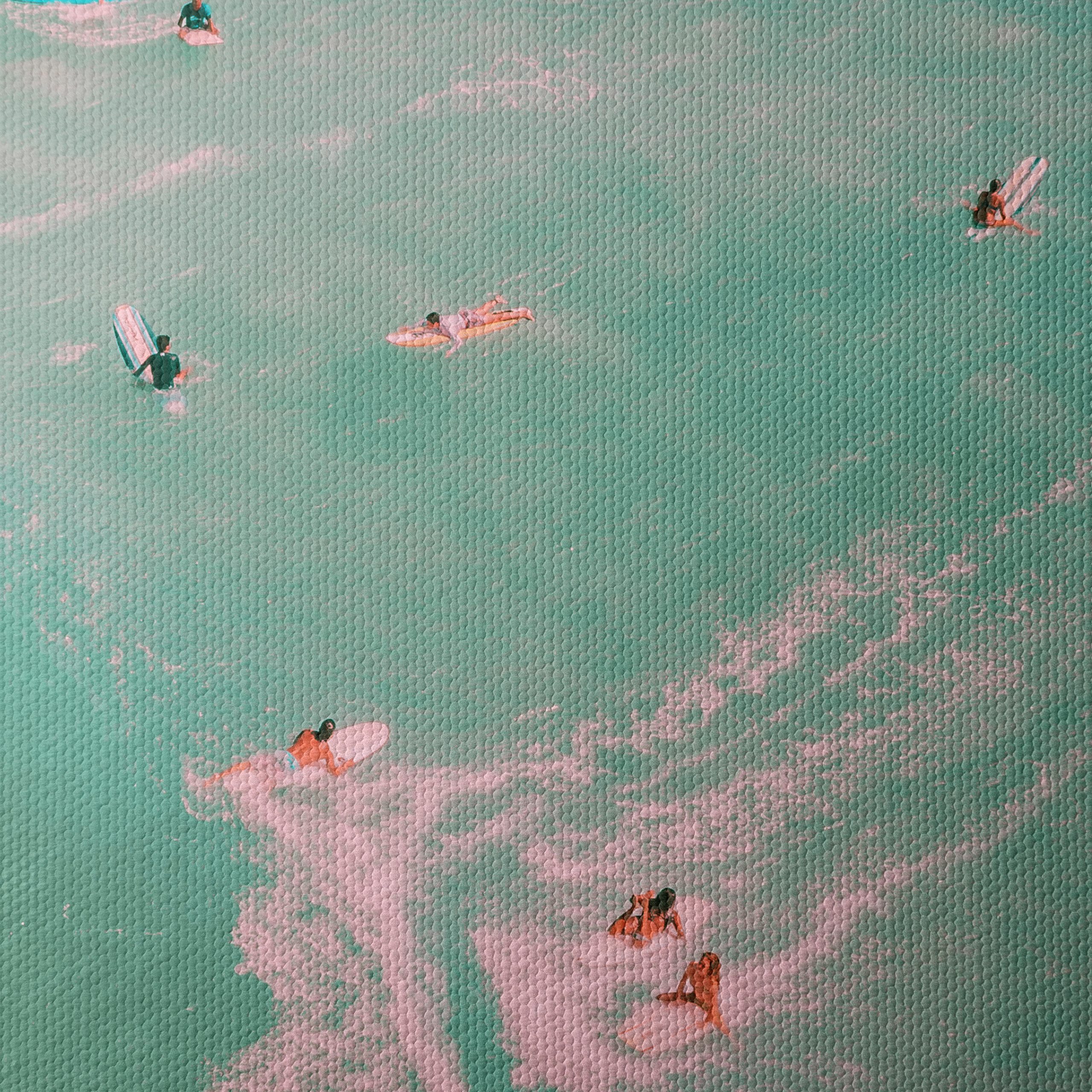 Surfers Riding Waves at the Beach - Image 4