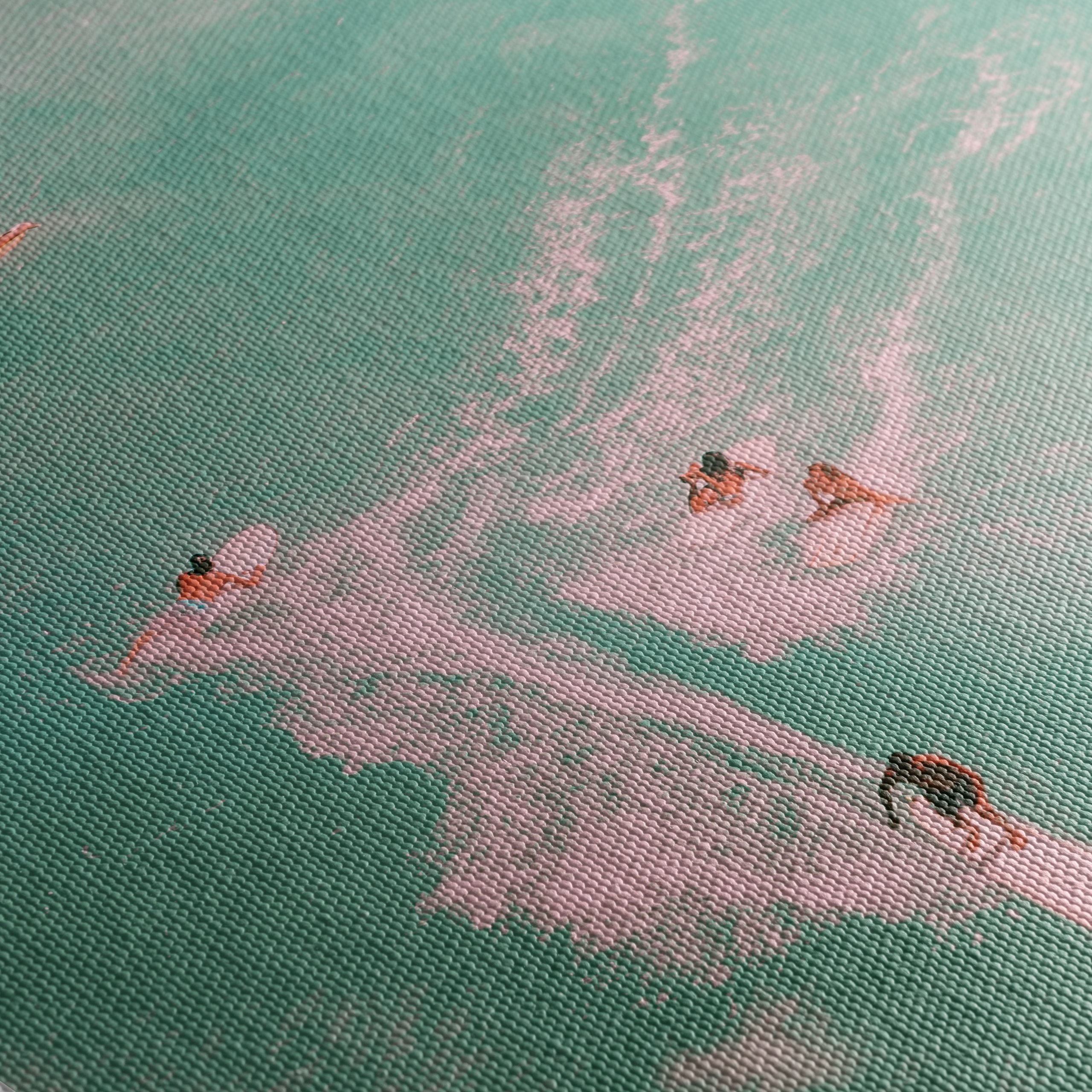 Surfers Riding Waves at the Beach - Image 5