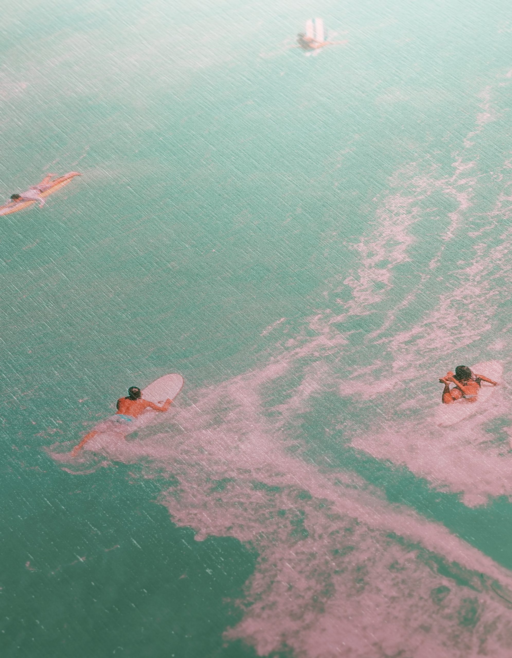Surfers Riding Waves at the Beach - Image 12