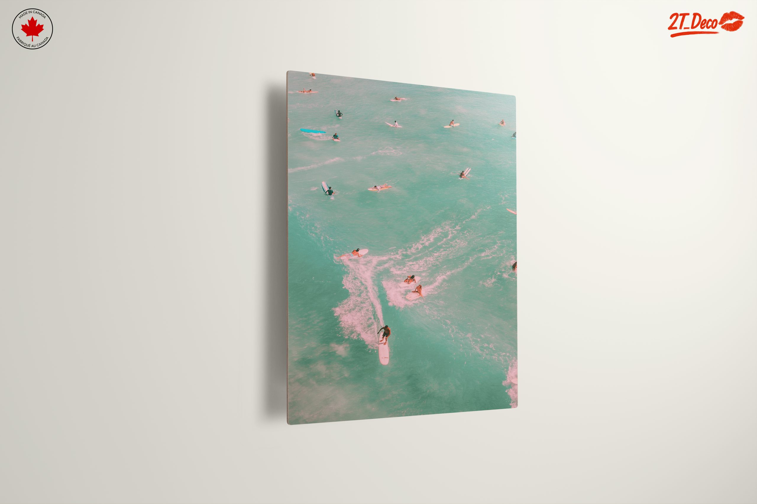 Surfers Riding Waves at the Beach - Image 13