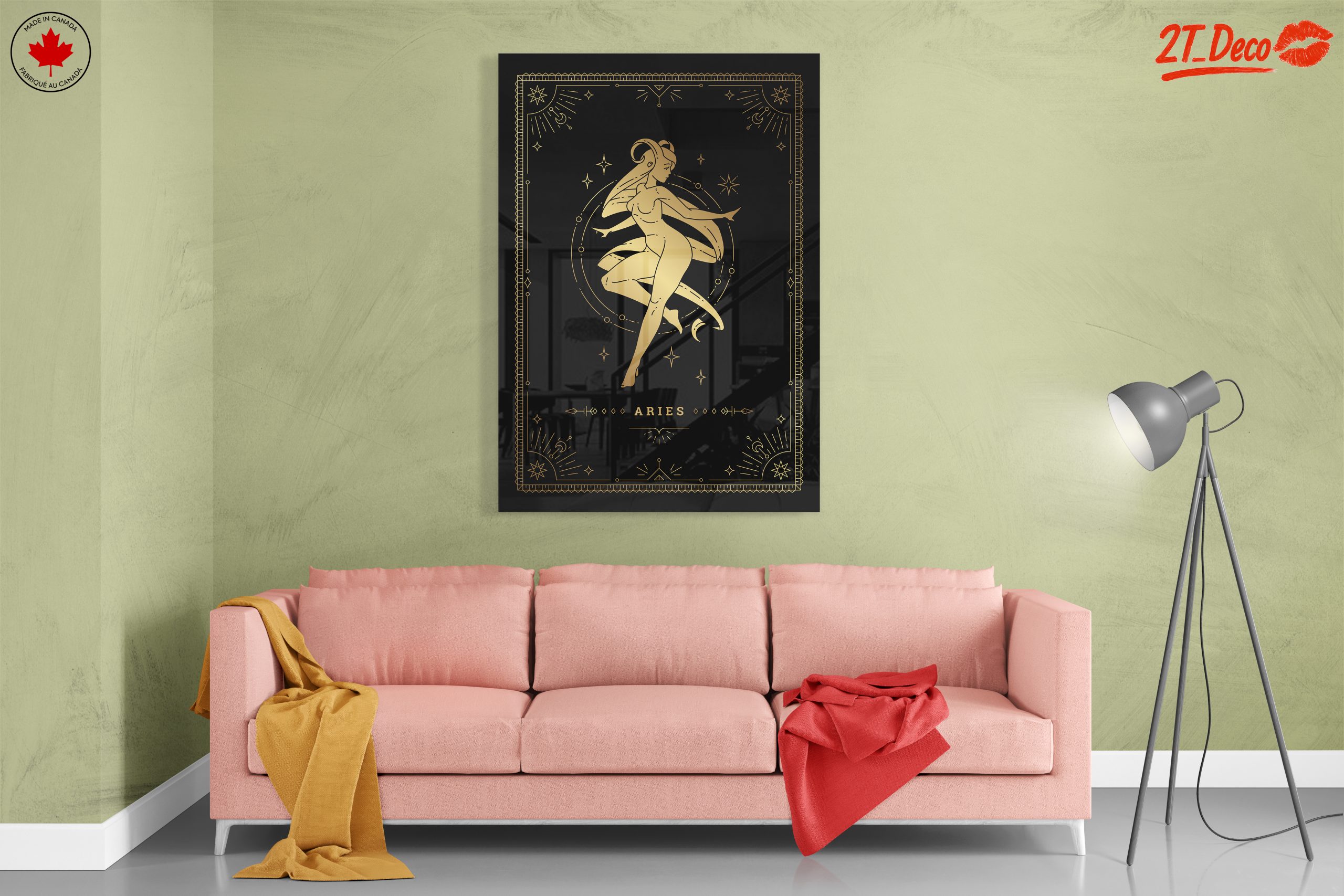 Aries Zodiac Girl Art - Image 7