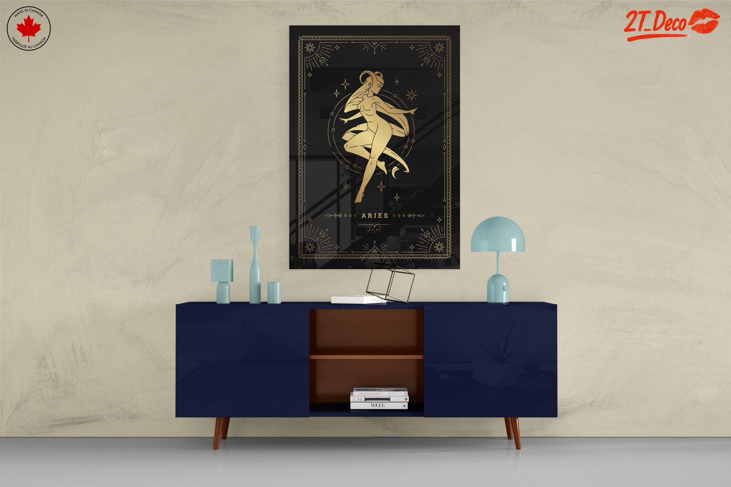 Aries Zodiac Girl Art - Image 8
