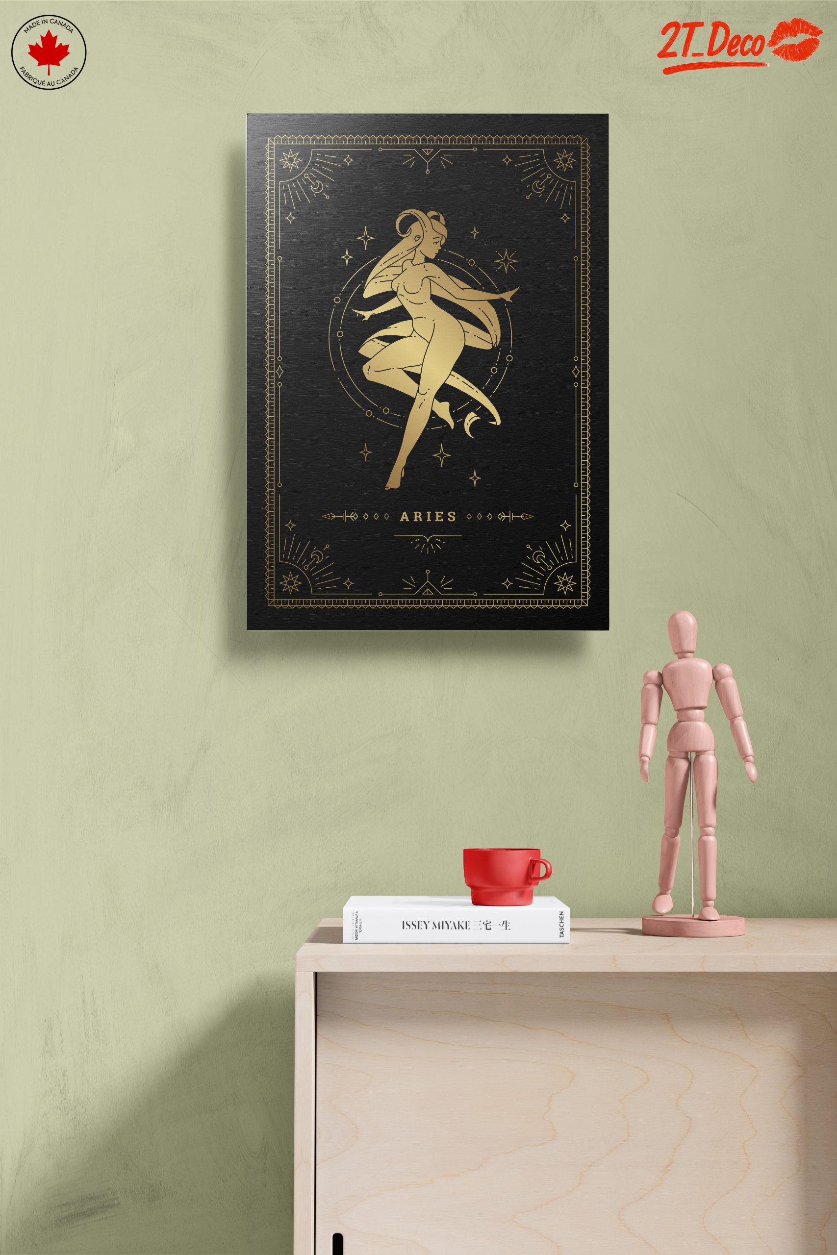 Aries Zodiac Girl Art - Image 14