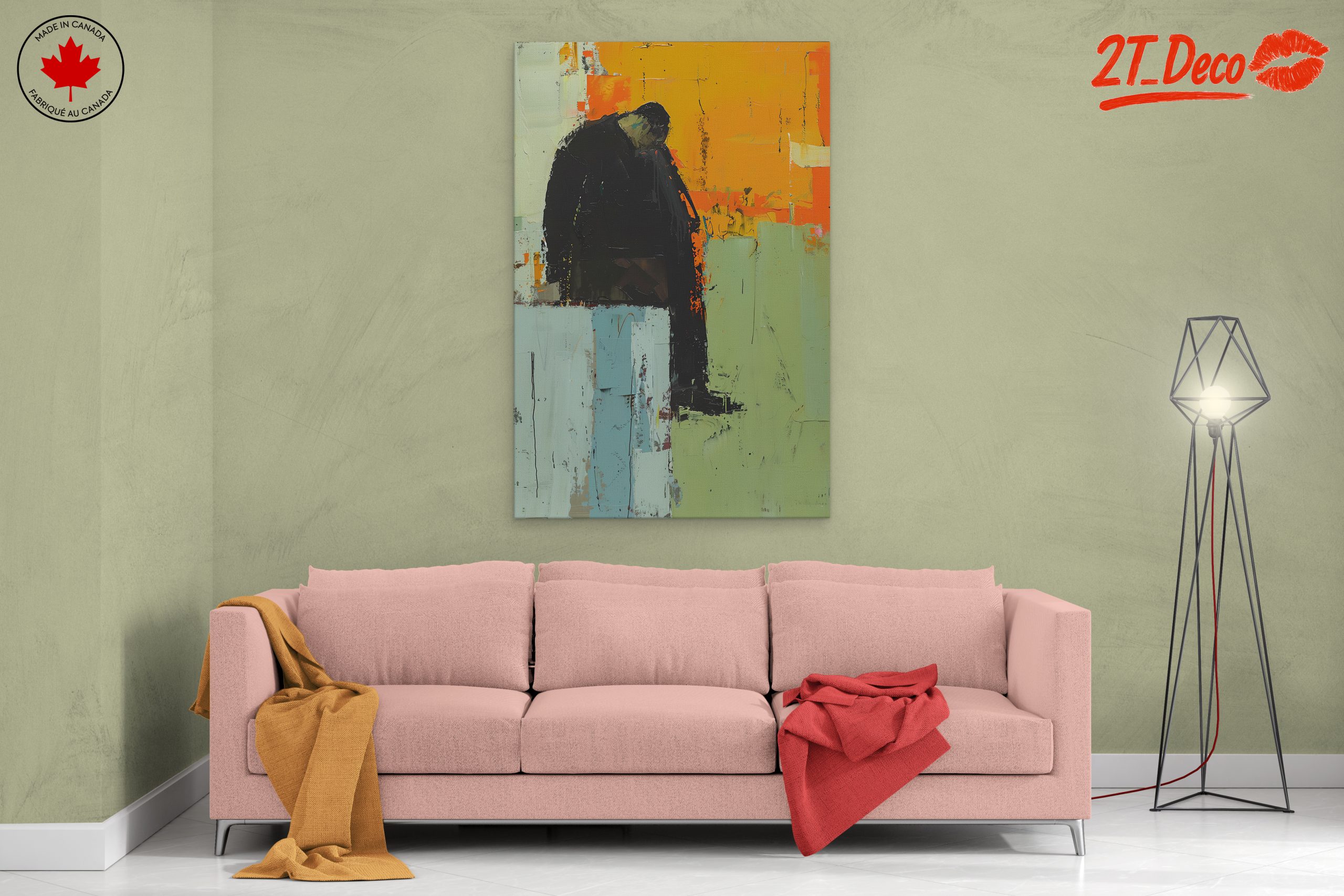 Emotional Abstract Art Piece - Image 2