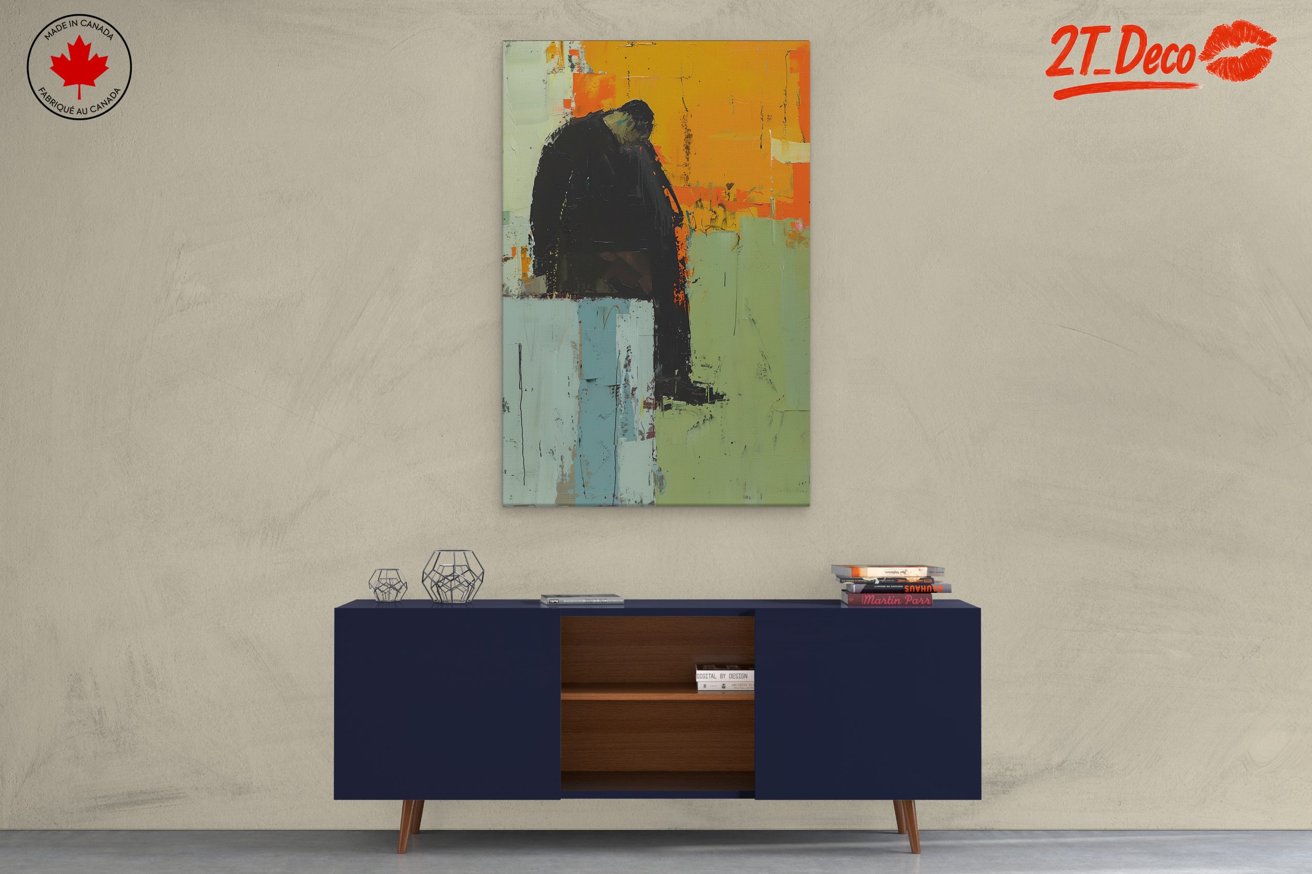 Emotional Abstract Art Piece - Image 3
