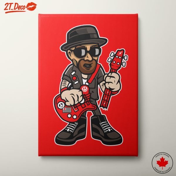 Stylized Musician Character Art