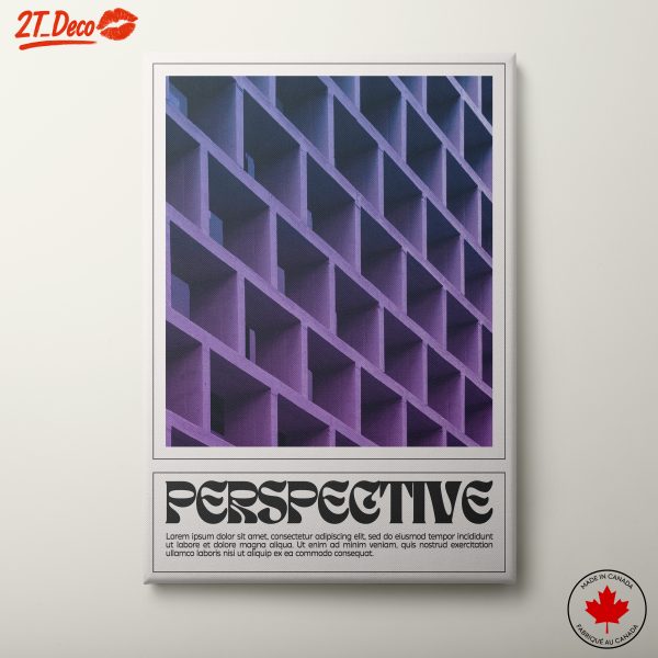 Perspective Geometric Abstract Art