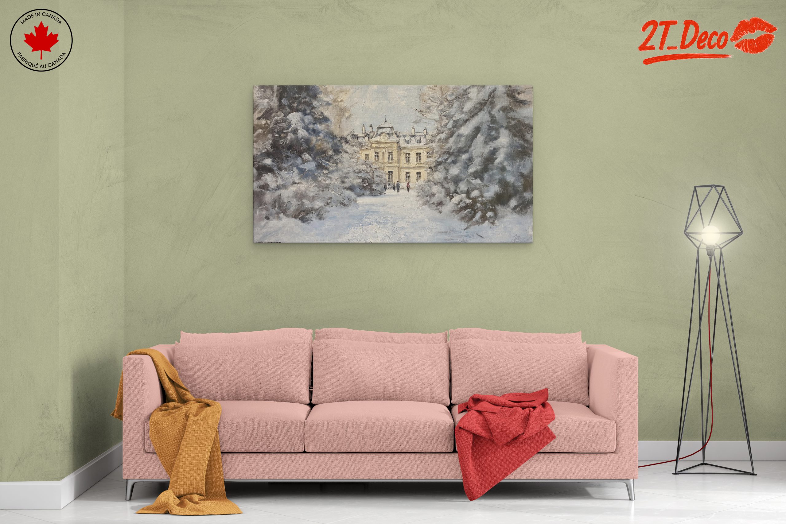 Charming Winter Landscape with Snow-Covered Trees - Image 2