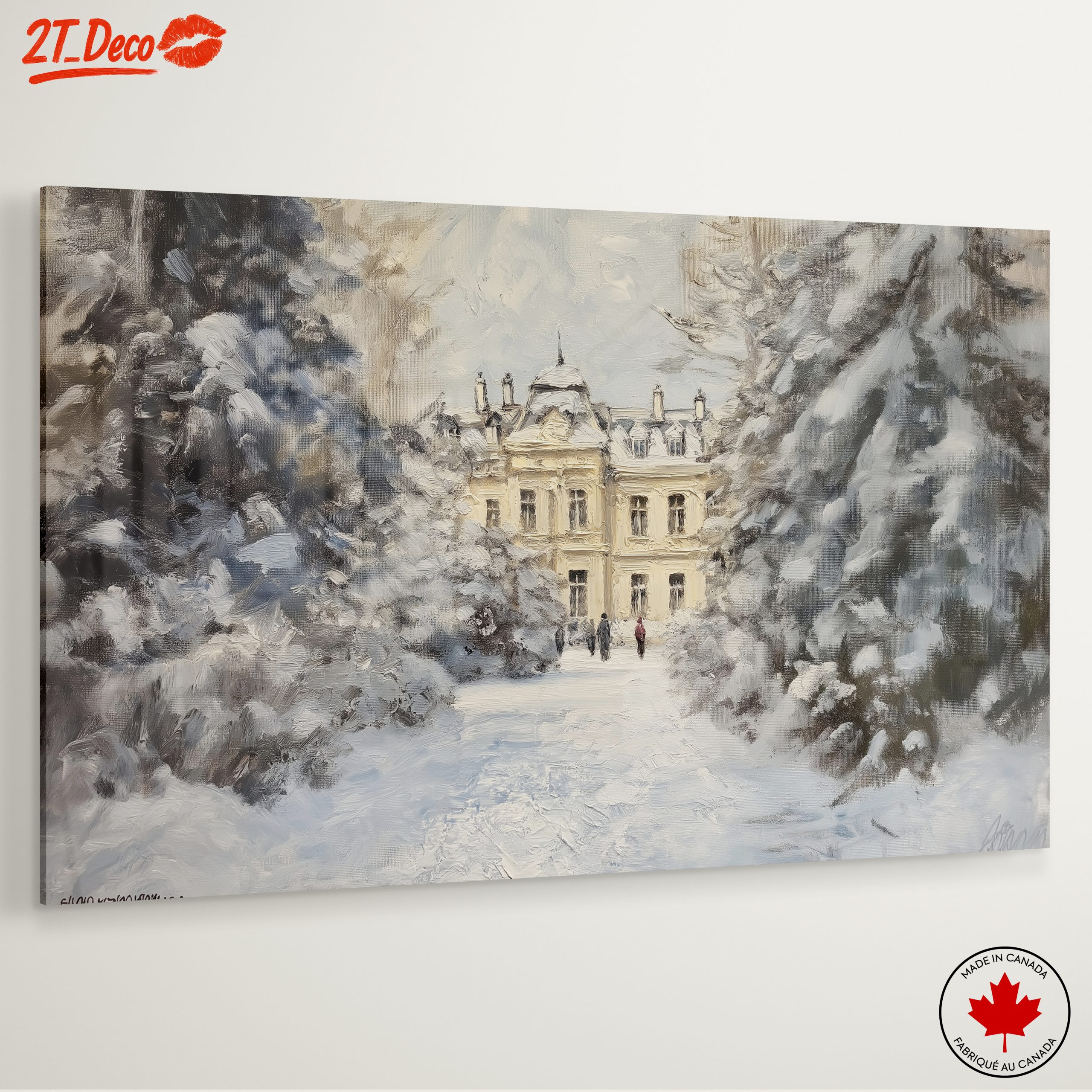 Charming Winter Landscape with Snow-Covered Trees - Image 6