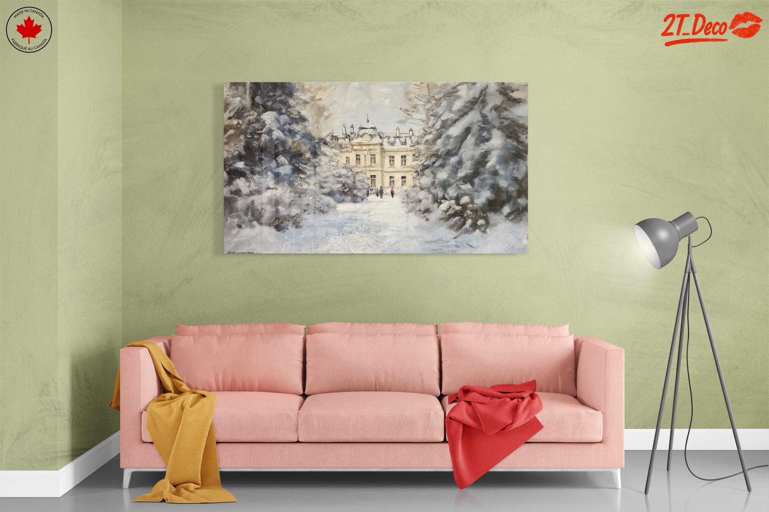 Charming Winter Landscape with Snow-Covered Trees - Image 7