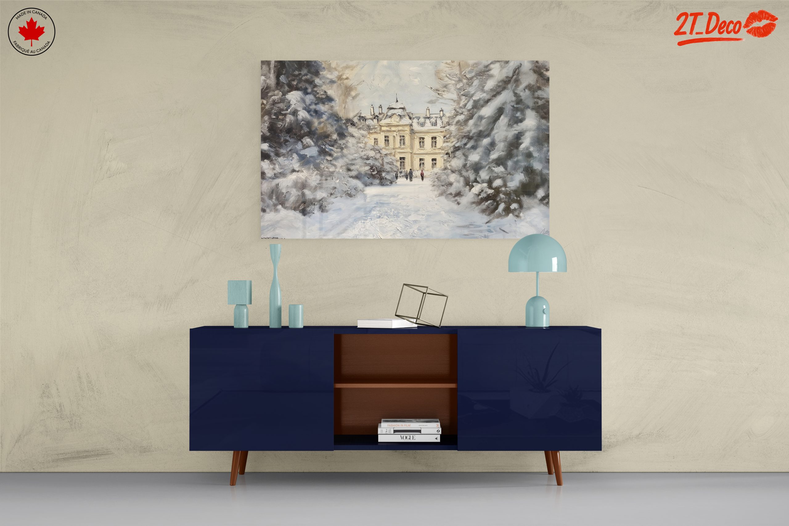 Charming Winter Landscape with Snow-Covered Trees - Image 8