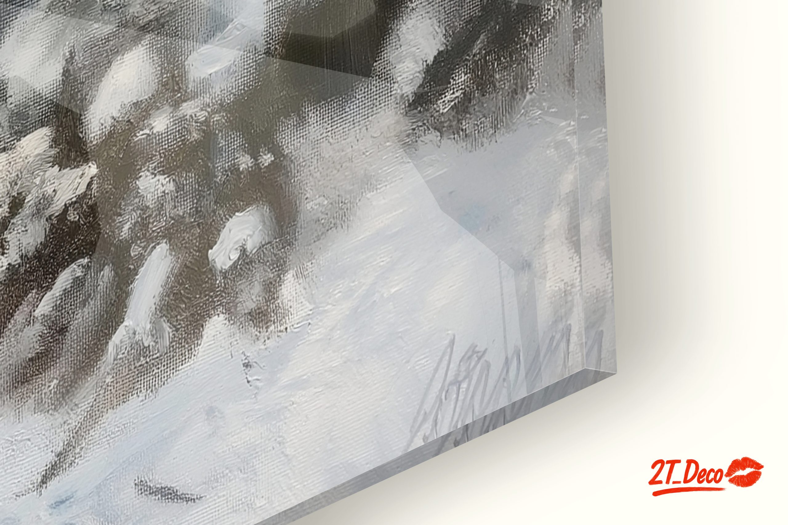 Charming Winter Landscape with Snow-Covered Trees - Image 9