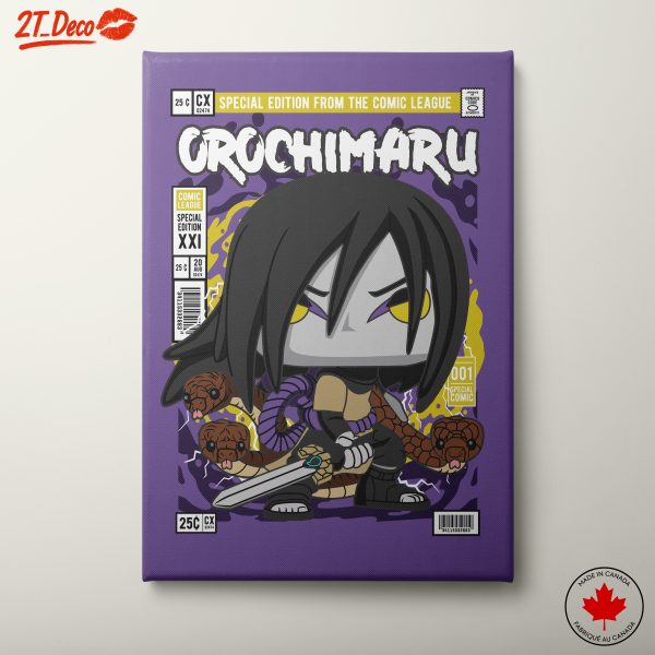 Orochimaru Character Art from Naruto