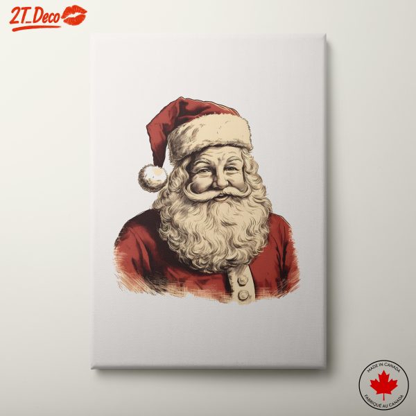 Classic Santa Claus Artwork for Holiday Decor