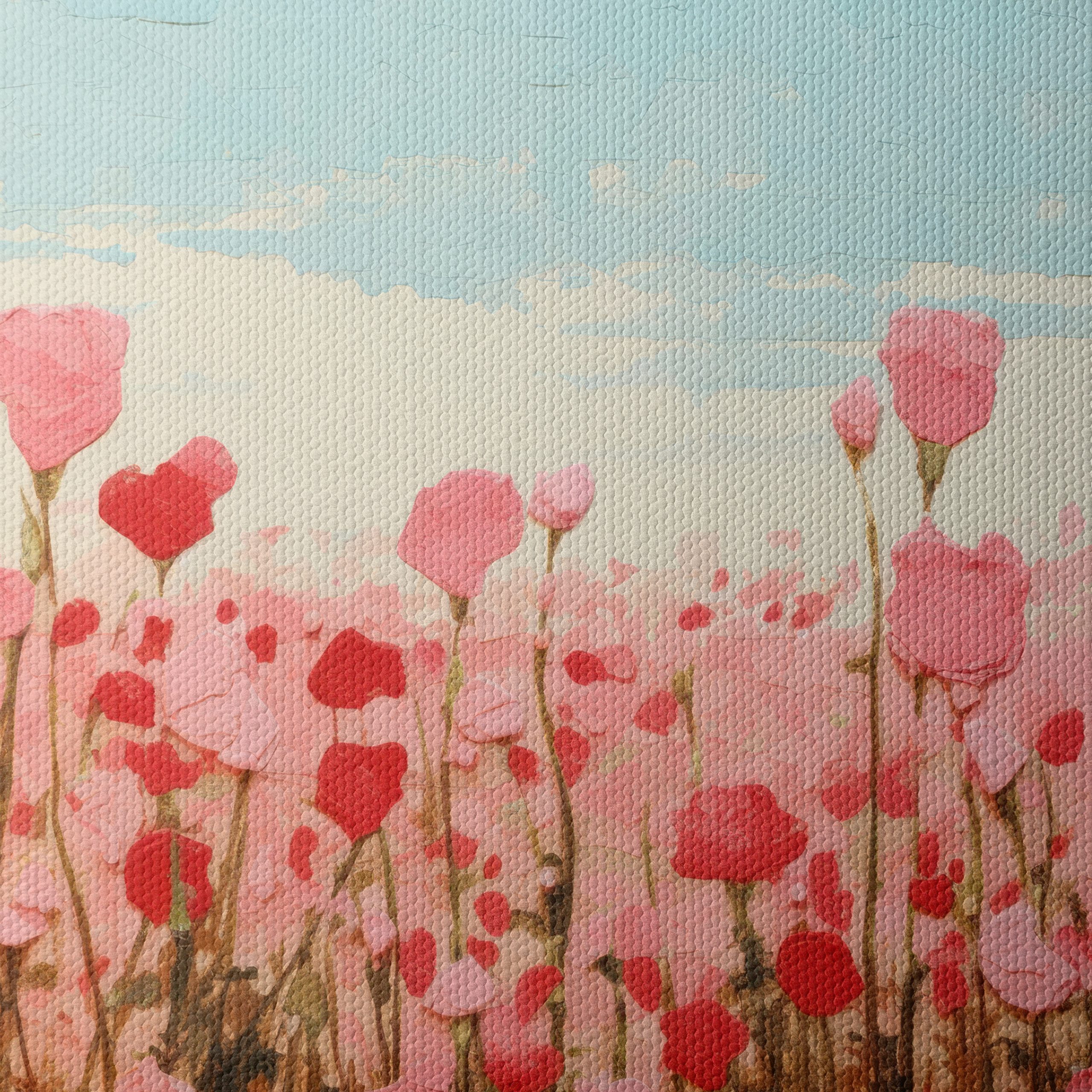 Abstract Floral Landscape in Pink - Image 4