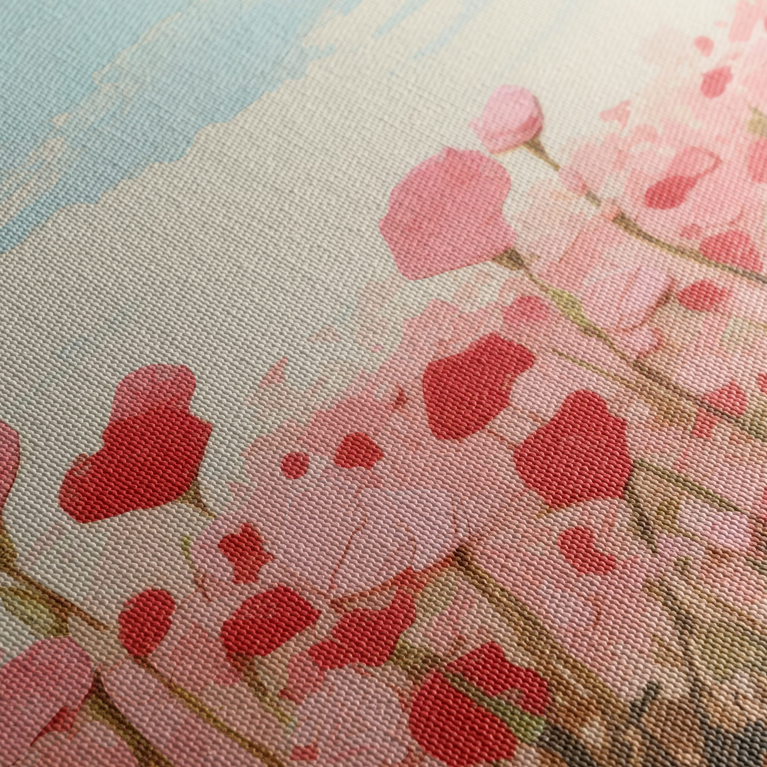 Abstract Floral Landscape in Pink - Image 5