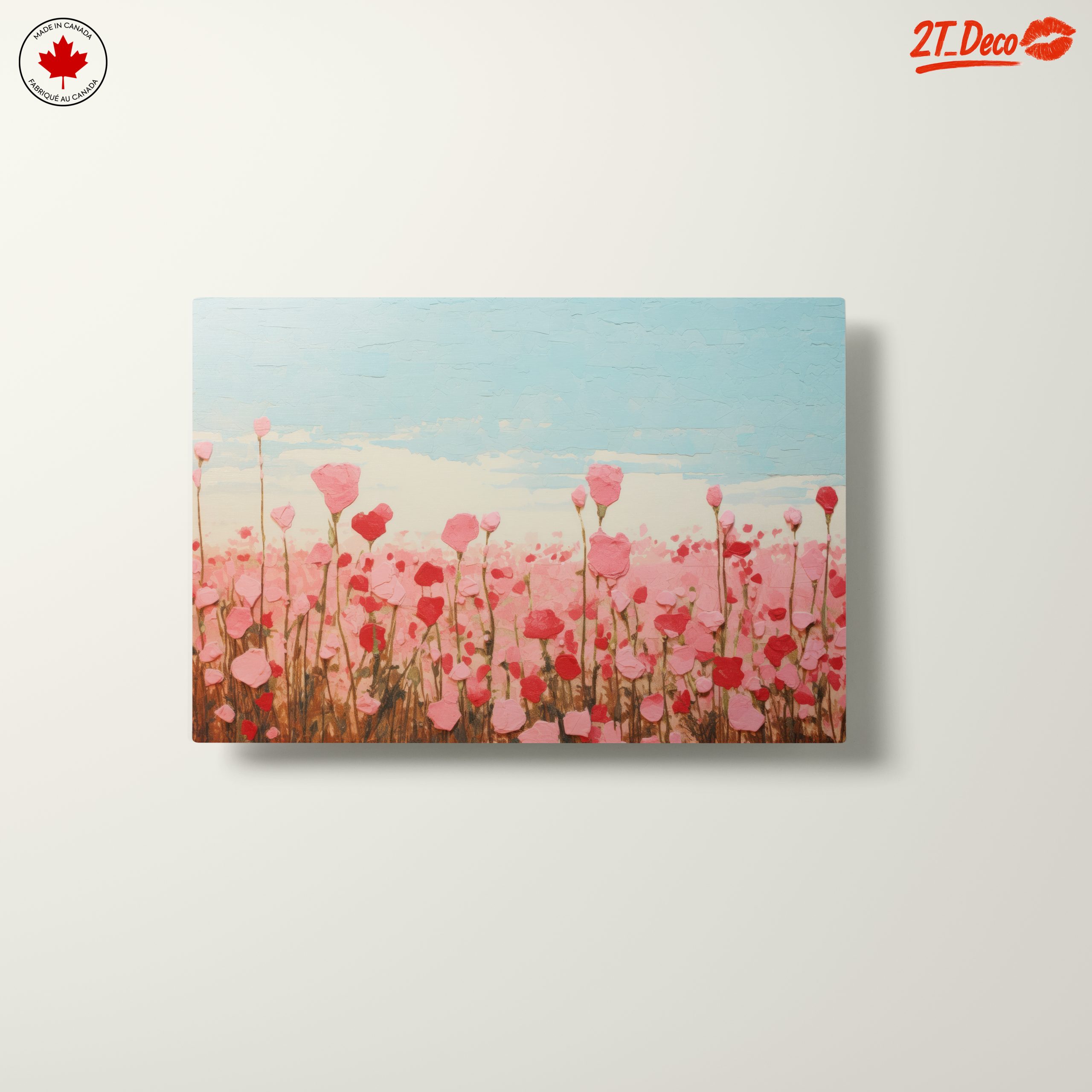 Abstract Floral Landscape in Pink - Image 10