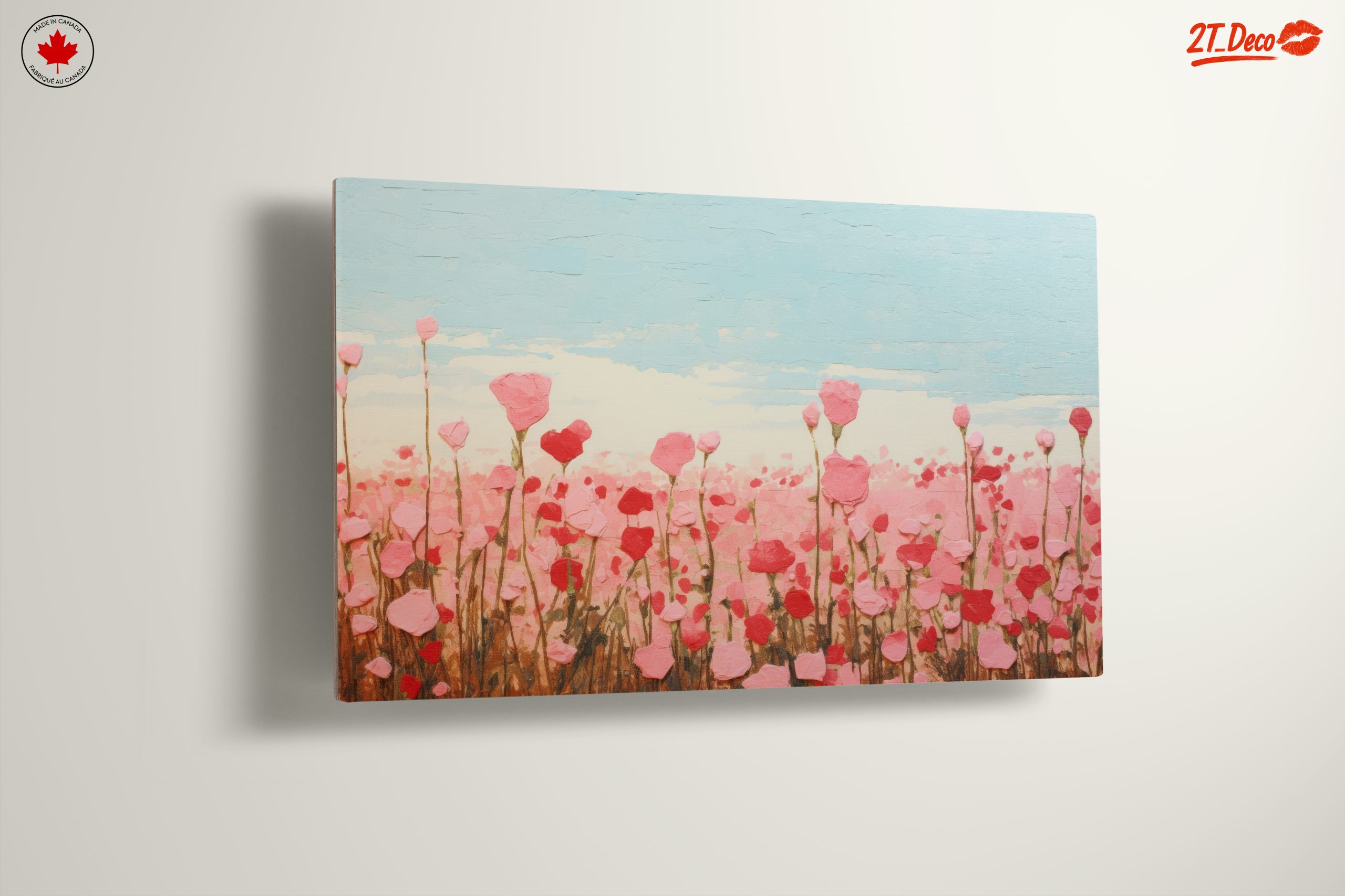 Abstract Floral Landscape in Pink - Image 13