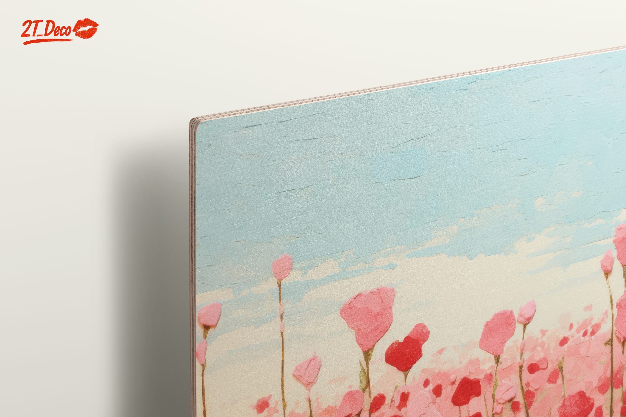 Abstract Floral Landscape in Pink - Image 15