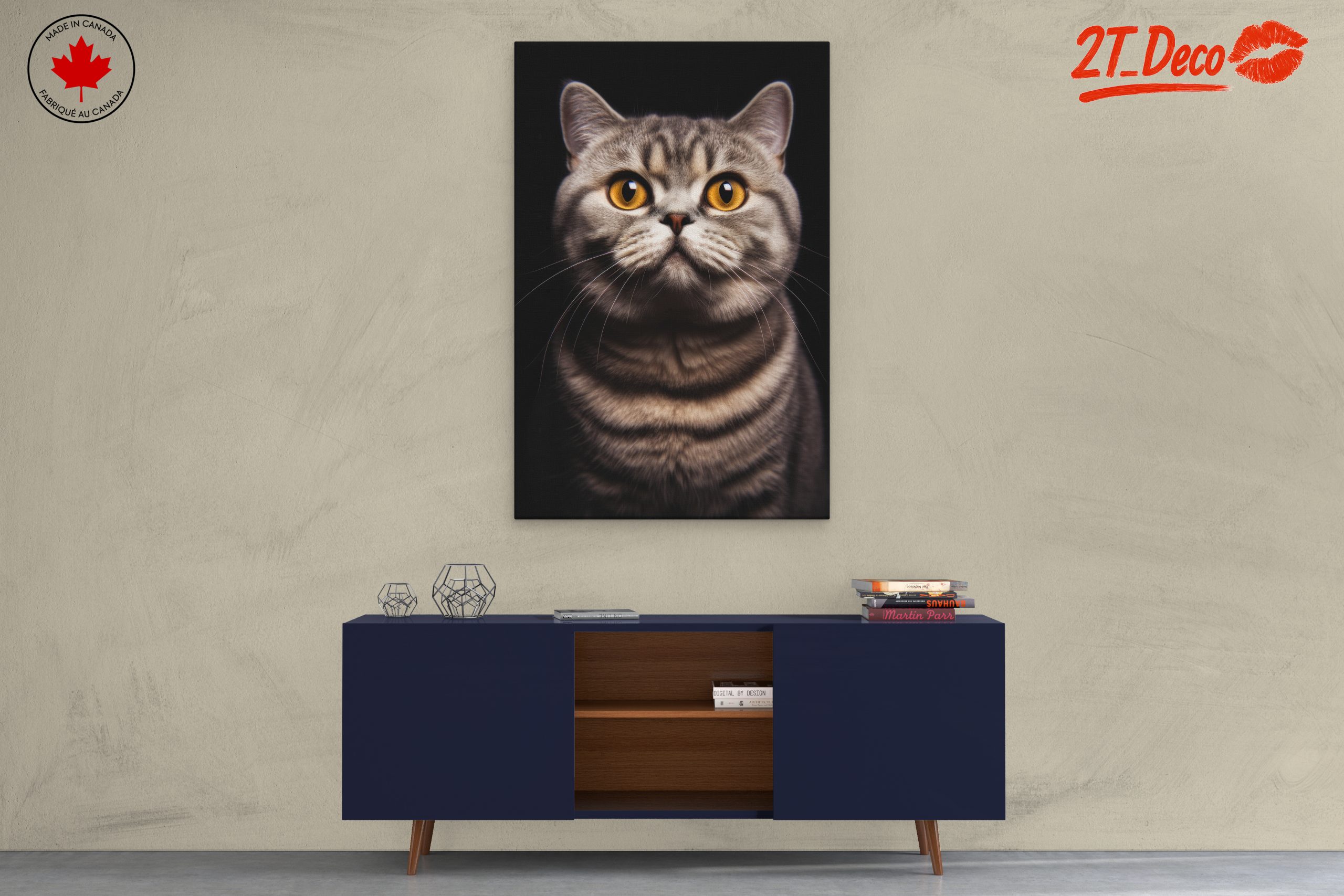 Beautiful Cat Portrait with Striking Eyes - Image 3