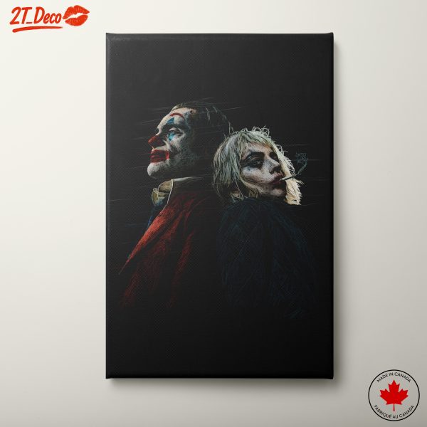 Stylized Character Artwork Featuring Iconic Duo